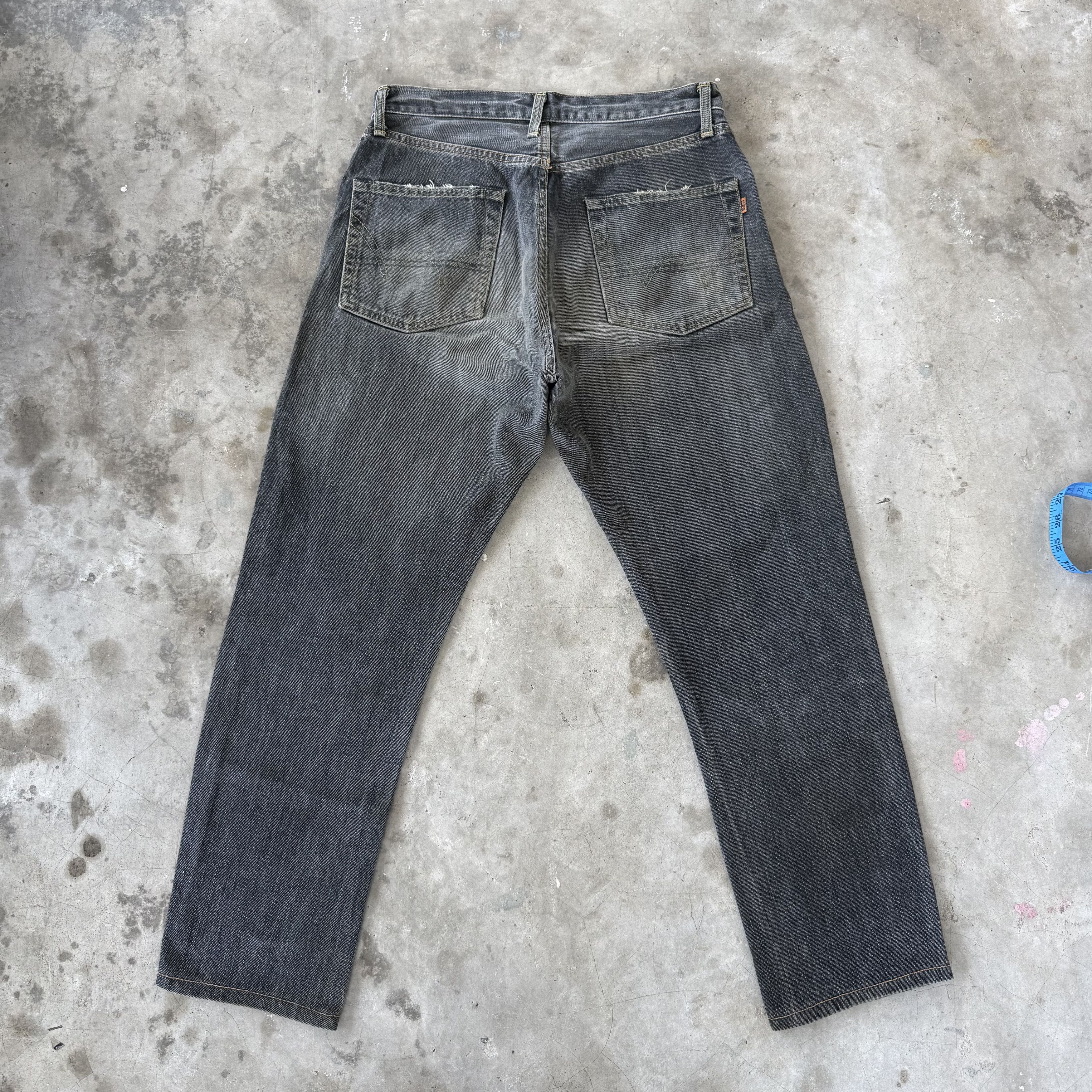 Edwin Vintage Edwin Orange Tag Black Denim Size US 32 / EU 48 - 1 Thumbnail