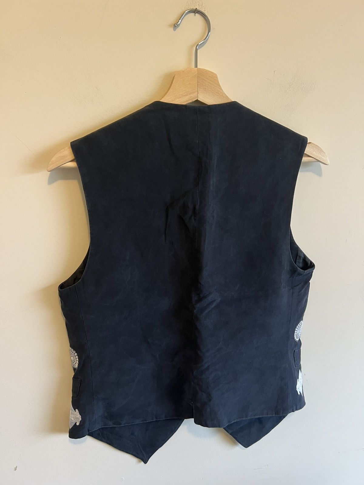 Gianfranco Ferre × Vintage Archive Gianfranco Ferre Vest Striped Embroidered Y2K Size US XXS / EU 40 - 6 Thumbnail