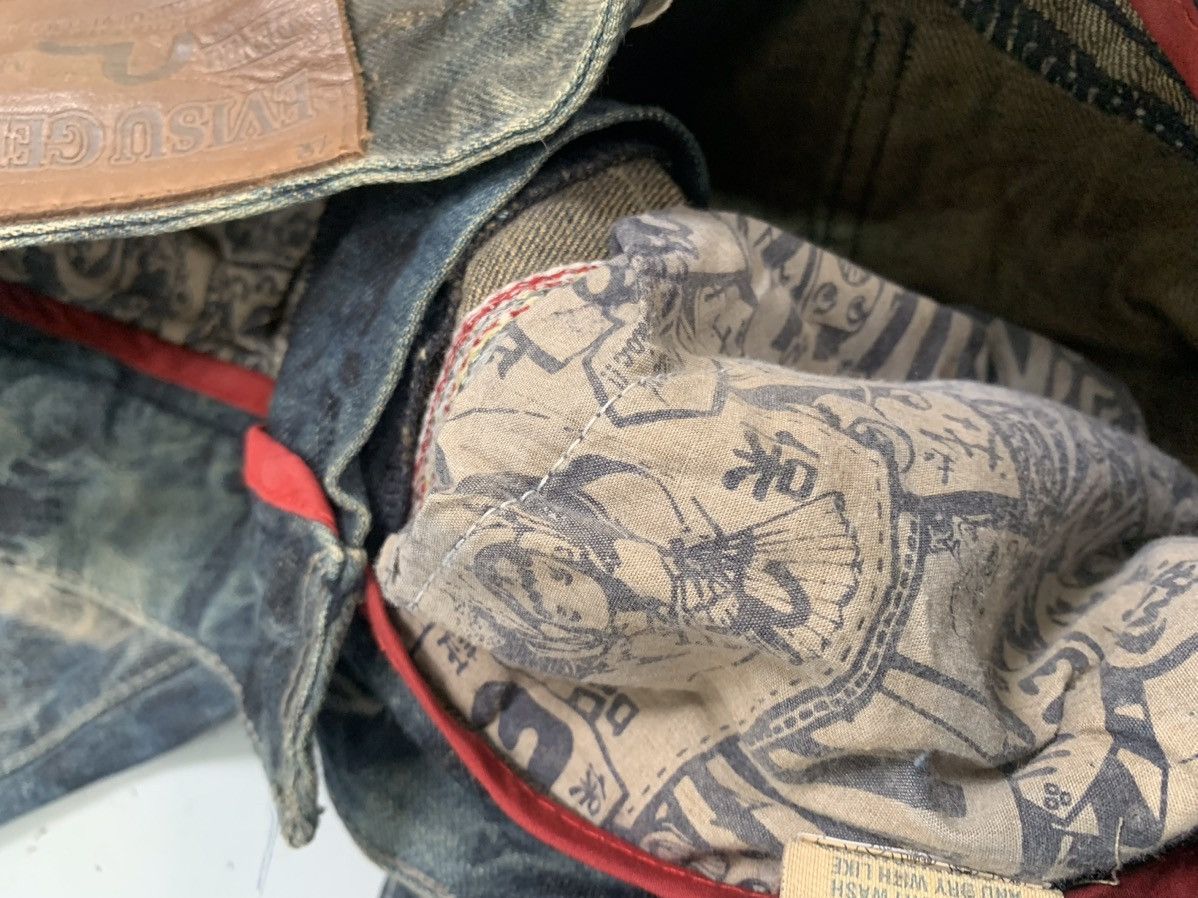 Japanese Brand Vintage Evisu inspired seagull denim Size US 30 / EU 46 - 9 Thumbnail