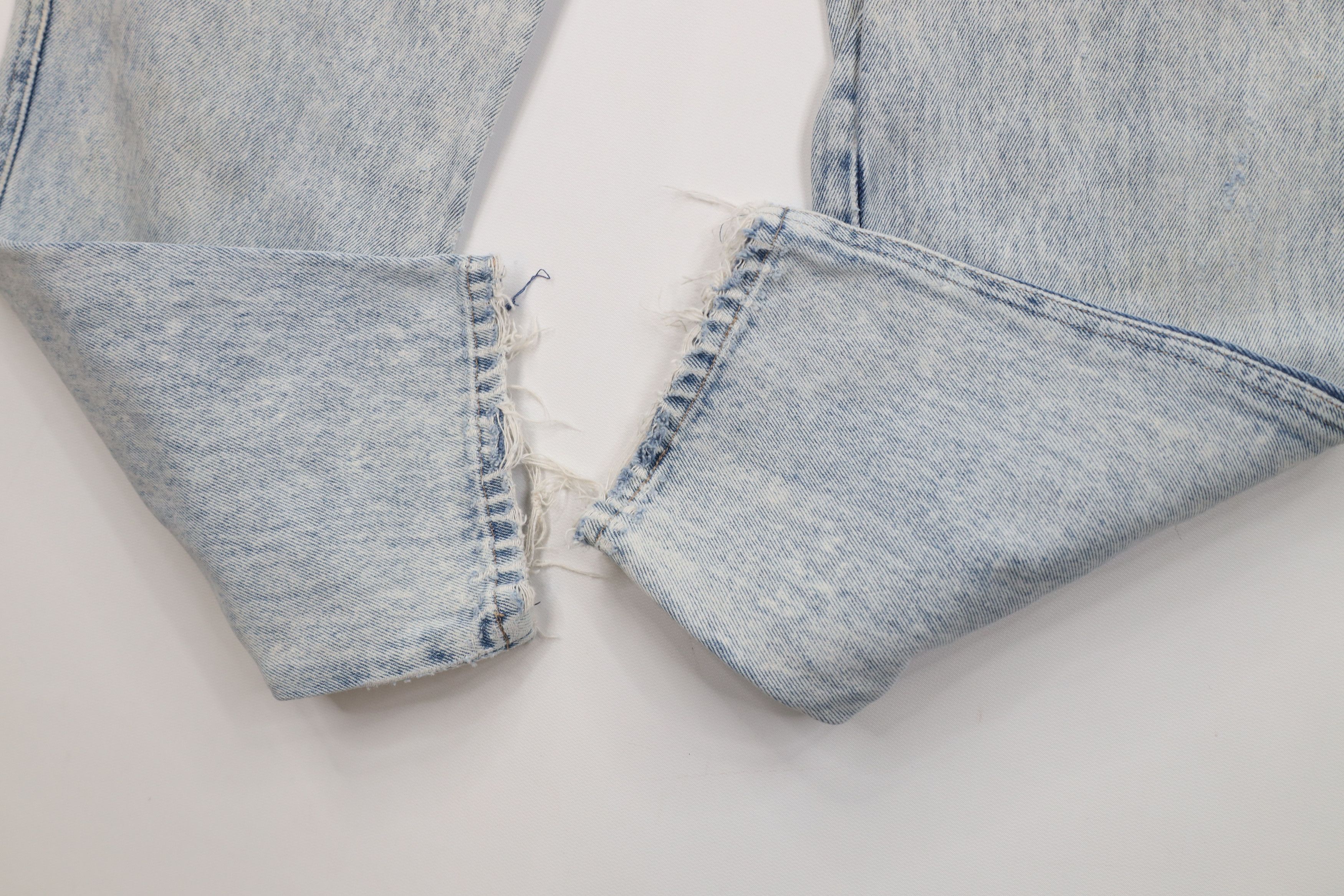 Vintage Vintage 90s Streetwear Acid Wash Pleated Tapered Jeans Size 32" / US 10 / IT 46 - 5 Thumbnail