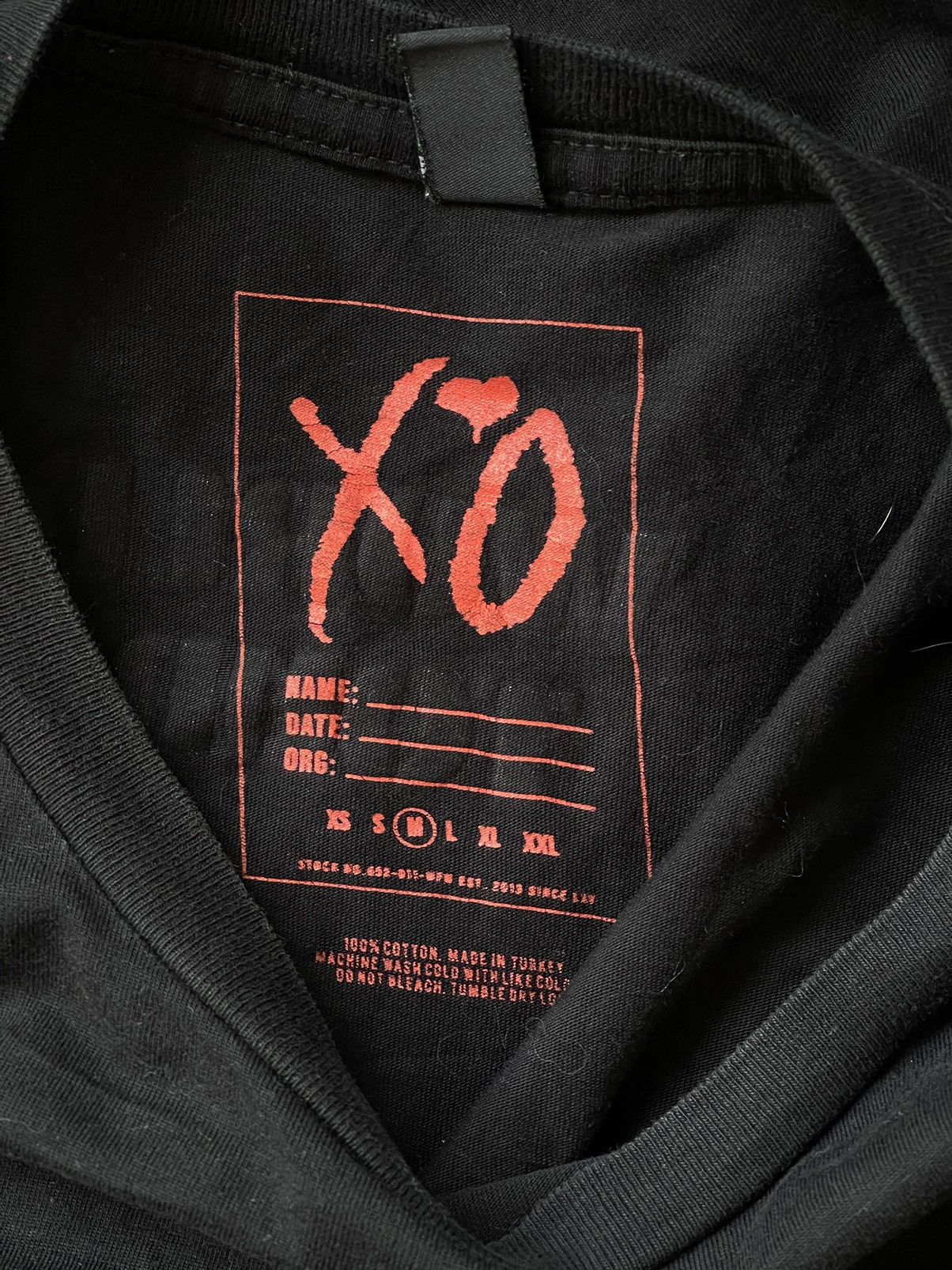 Band Tees × Vintage × XO XO The Weeknd Legend world tour black Longsleeve tee Size US M / EU 48-50 / 2 - 5 Thumbnail