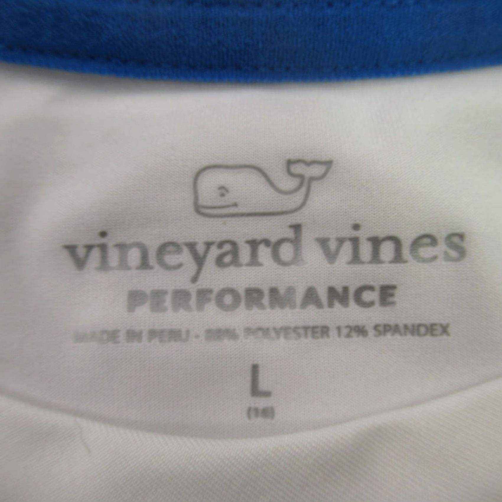 Vineyard Vines Vineyard Vines Shirt Mens Large Short Sleeve Crew Neck Performance White Size US L / EU 52-54 / 3 - 4 Thumbnail