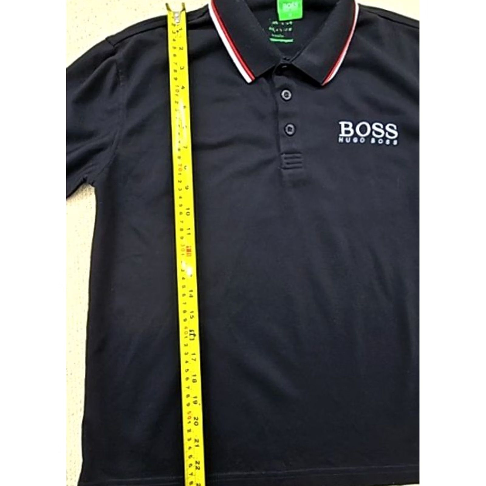 Hugo Boss Hugo Boss Black Polo Shirt Men's M Short Sleeve Cotton Regular Fit Size US M / EU 48-50 / 2 - 5 Thumbnail