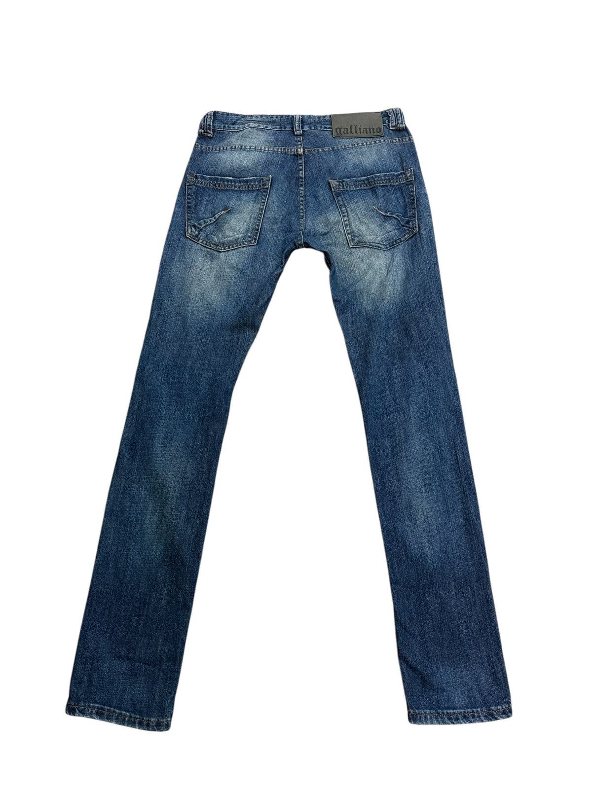 John Galliano GALLIANO PRINTED GRAPHIC DENIM JEANS Size US 32 / EU 48 - 11 Thumbnail