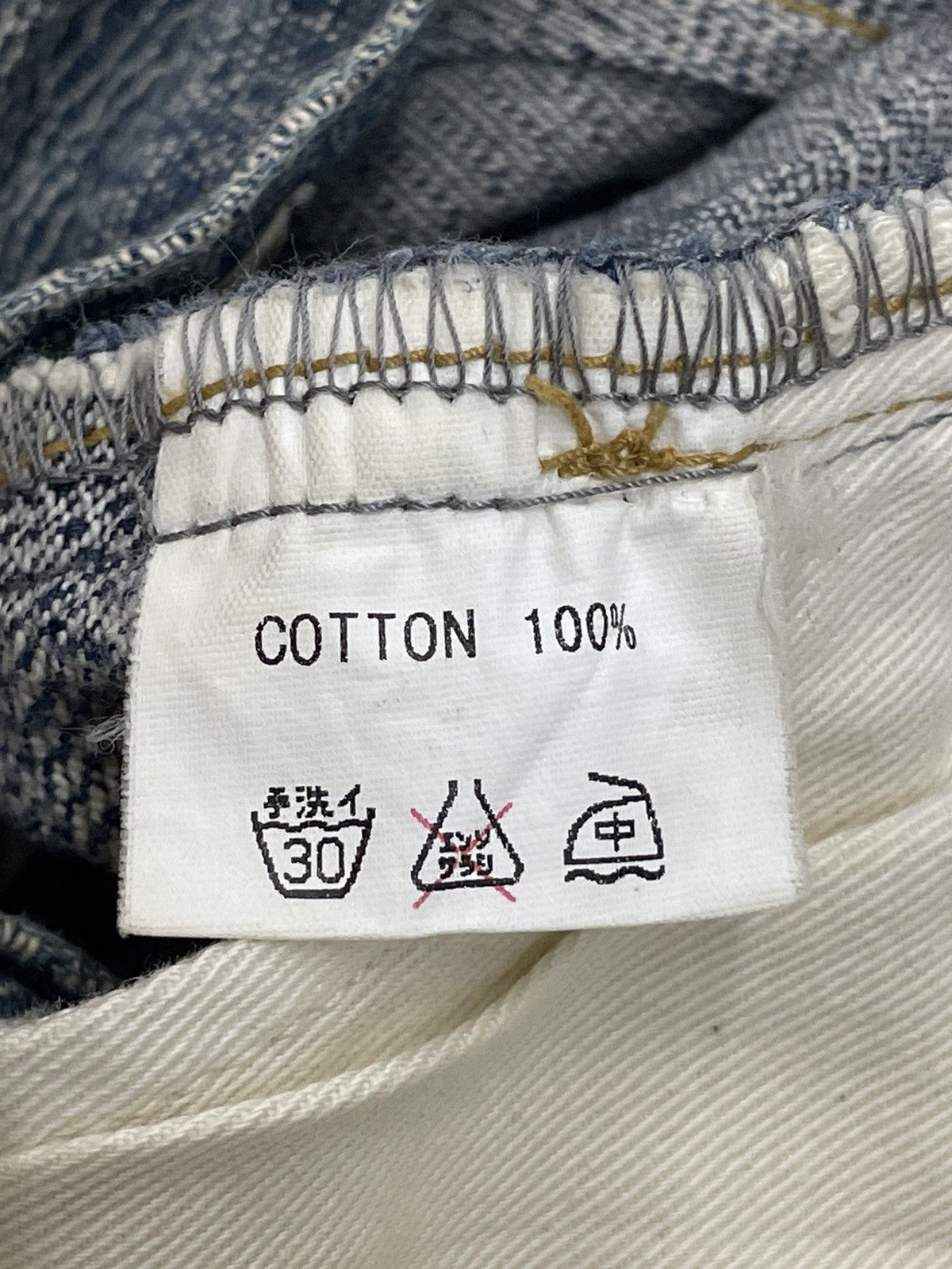 GOSTAR DE FUGA Japan Semantic Rare Style Distress Denim (A11) Size US 36 / EU 52 - 20 Thumbnail