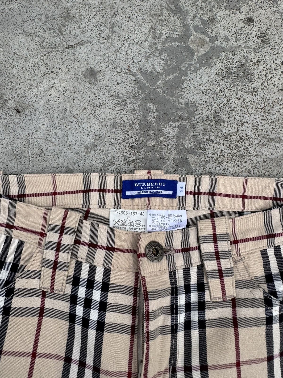 Burberry Burberry Nova Checkered Tailored Pants/ Vintage OG Burberry Size 24" / US 00 / IT 34 - 3 Thumbnail