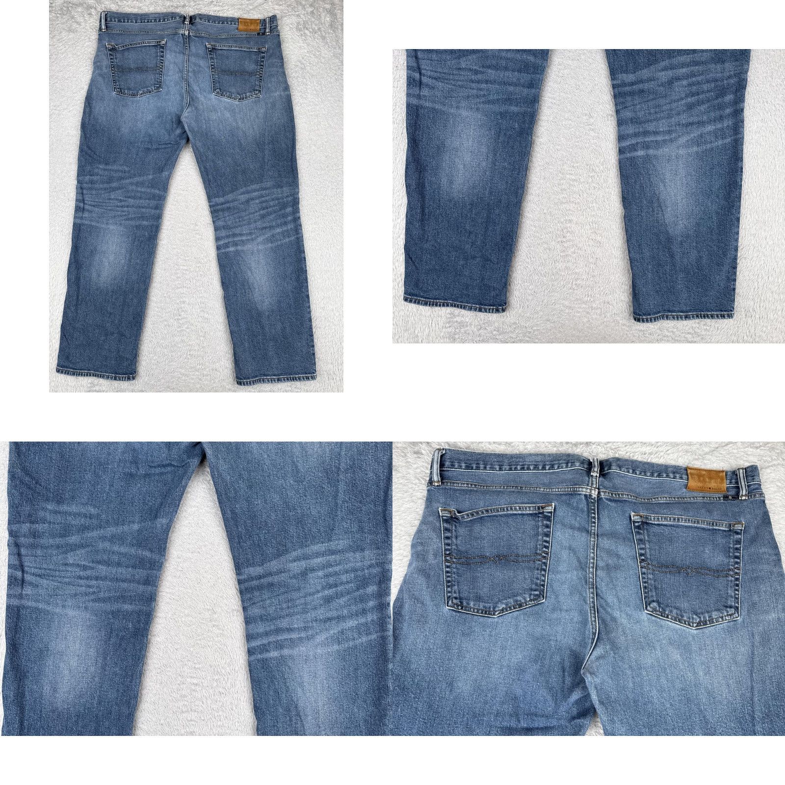 Lucky Brand Lucky Brand 363 Vintage Straight Jeans Mens 40x30 Medium Wash Denim Stretch 5-Pocket - Blue (Regular) Size US 40 / EU 56 - 10 Thumbnail