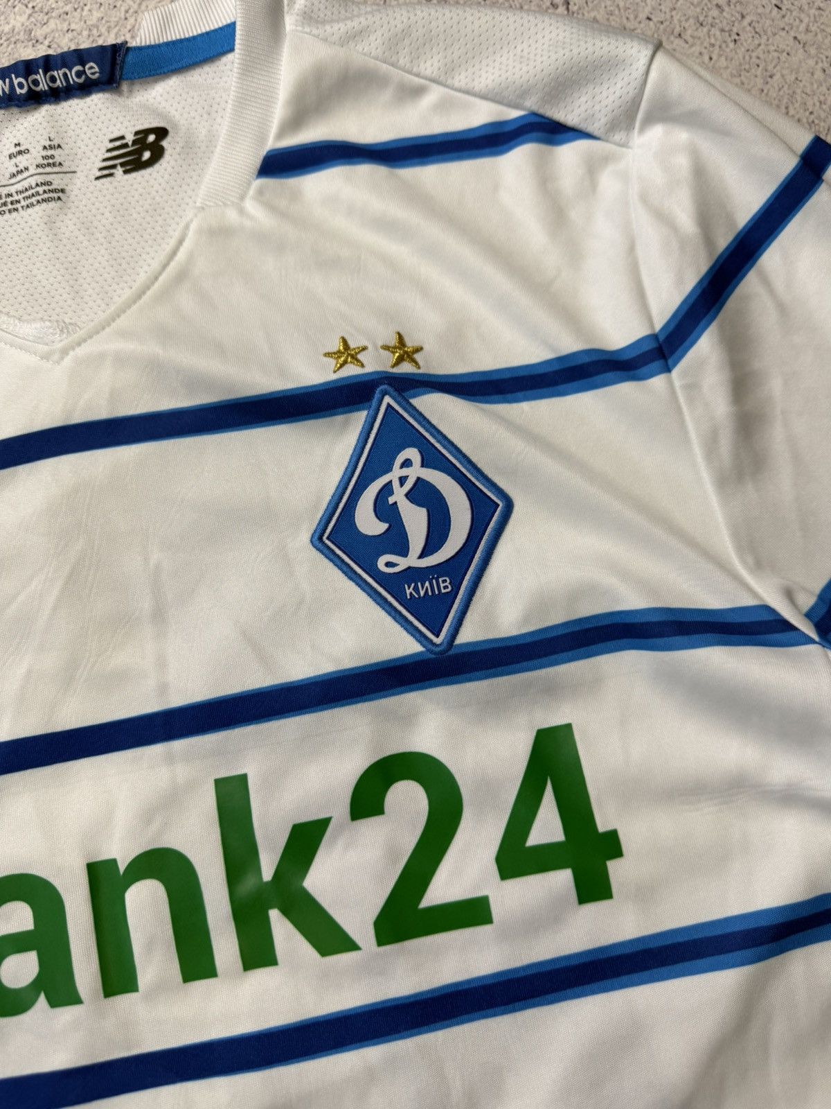 New Balance Vintage New Balance Dynamo Kyiv Jersey A Bank #6 Size US M / EU 48-50 / 2 - 13 Thumbnail