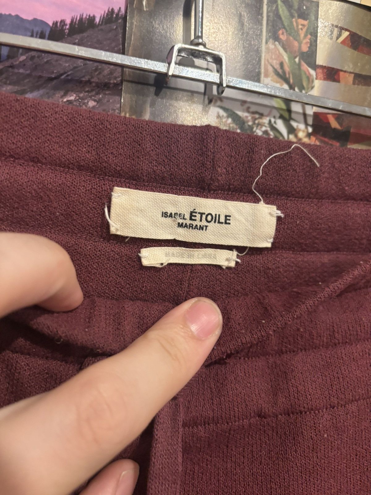 Isabel Marant Etoile Isabel Marant Étoile Burgundy Track Pants Women's Size 40 Size 27" / US 4 / IT 40 - 3 Thumbnail