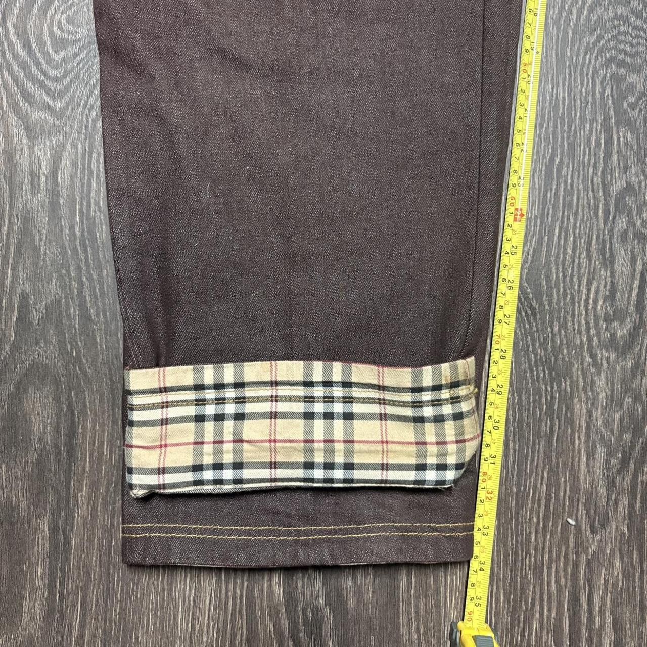 Other Hip Hop Elements Men’s Wide-Leg Jeans Brown Plaid Size 38 Size US 38 / EU 54 - 7 Thumbnail