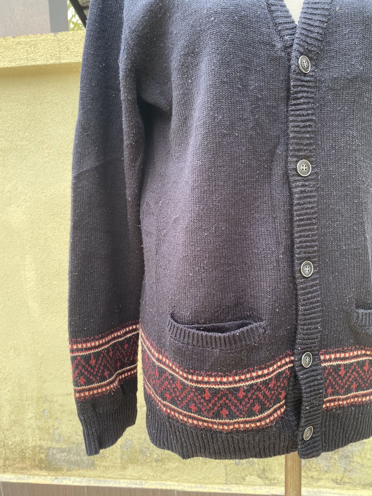 Japanese Brand navy cardigan Size US L / EU 52-54 / 3 - 4 Thumbnail