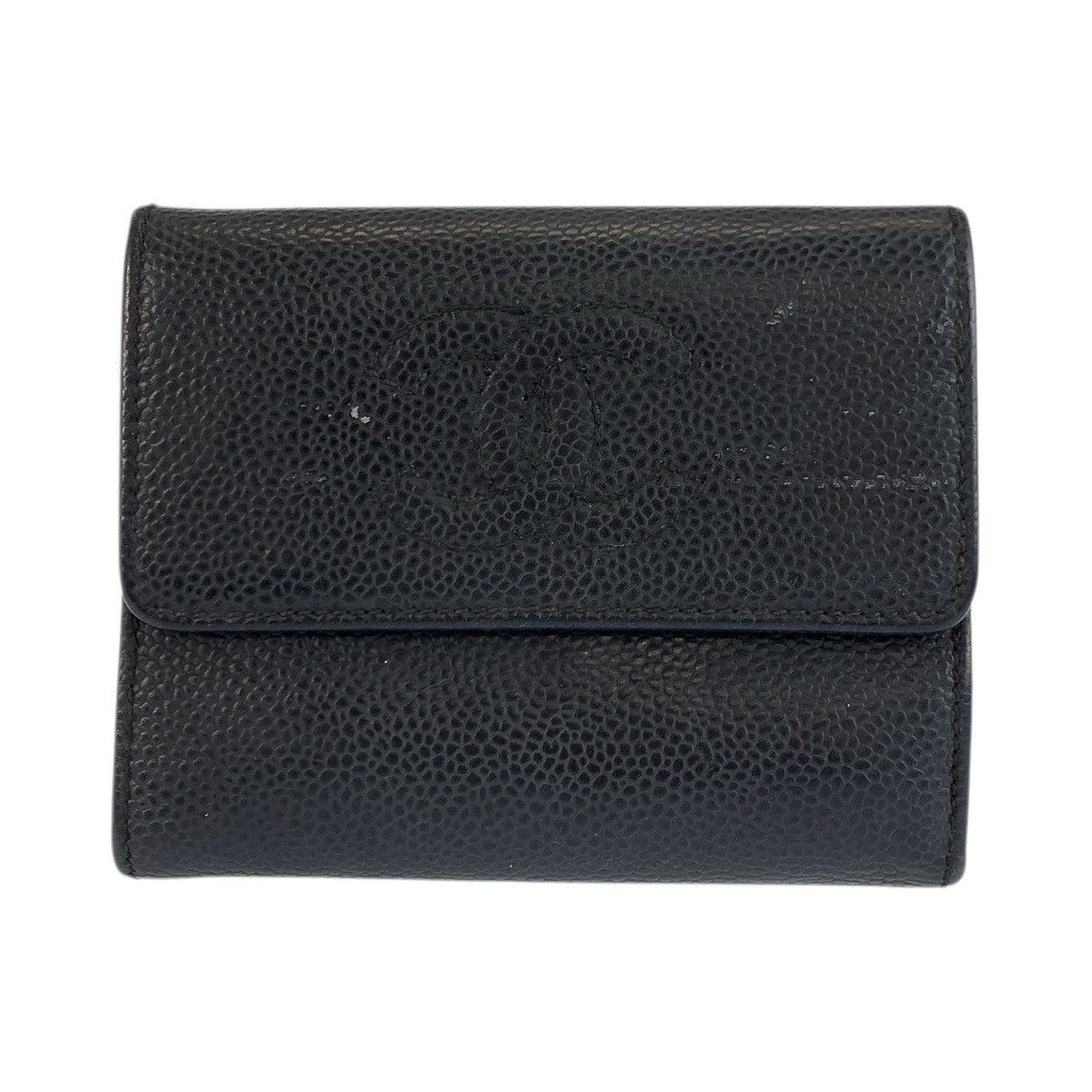 Chanel Chanel Chanel Coco Mark Leather Wallet Leather Short Wallet DUTY FREE for USA Size ONE SIZE - 1 Thumbnail