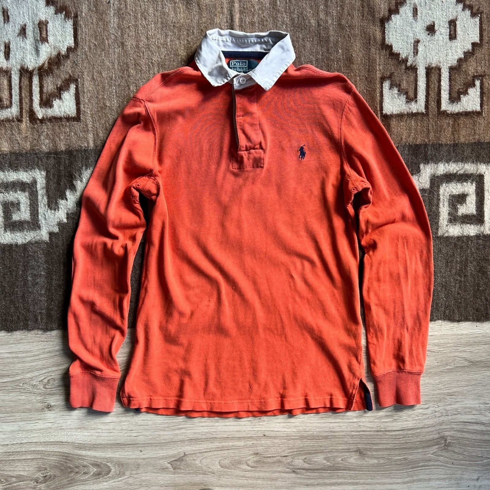 Polo Ralph Lauren Polo Ralph Lauren Slim Fit Long Sleeve Rugby Shirt 9488AC Size US S / EU 44-46 / 1 - 1 Thumbnail