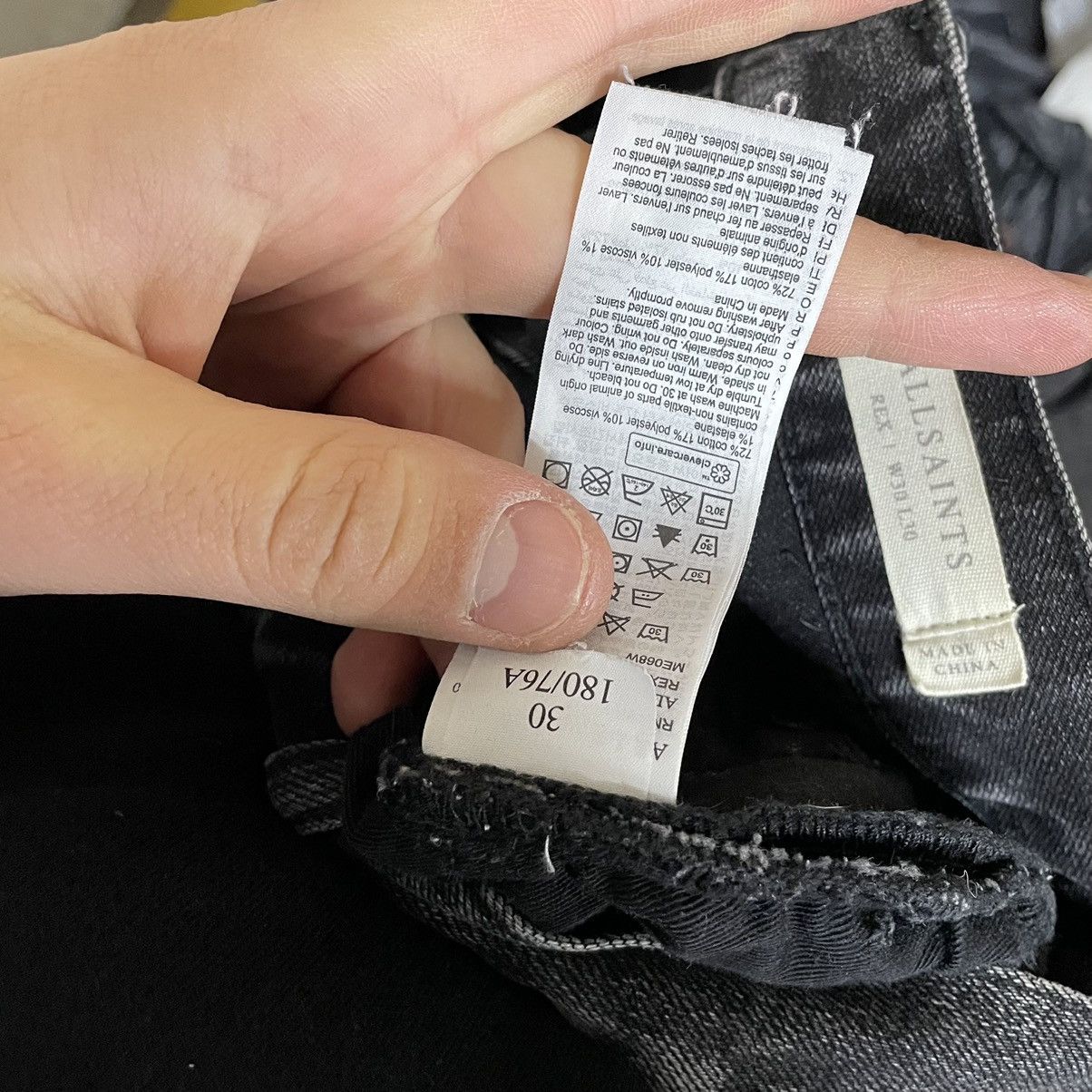 Allsaints × Japanese Brand Vintage Allsaints Avantgarde Baggy Jeans 30 rex pants denim Size US 30 / EU 46 - 9 Thumbnail