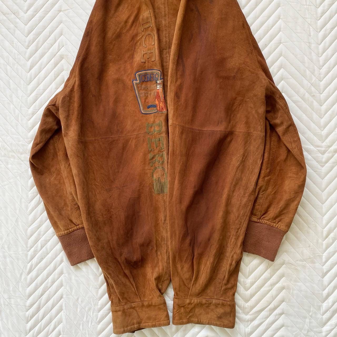 Iceberg Vintage 80s Iceberg Lambskin Casual Jacket Size US XL / EU 56 / 4 - 6 Thumbnail