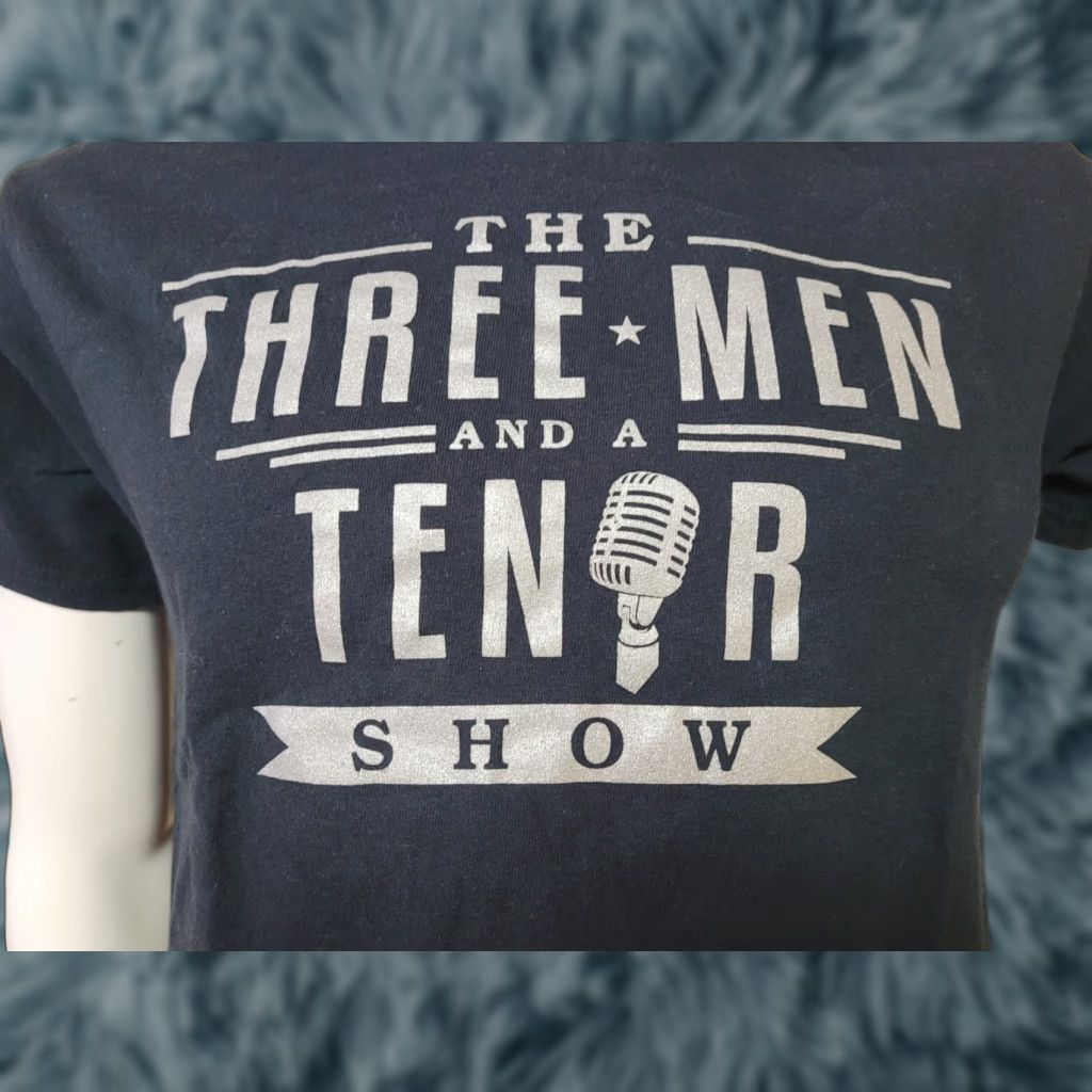 Gildan VINTAGE Three Men And A Tenor T Shirt Medium Holt MI Nice Michigan Gildan Heavy Cotton Black Short Sleeve Crew Neck Men music Size US S / EU 44-46 / 1 - 1 Thumbnail