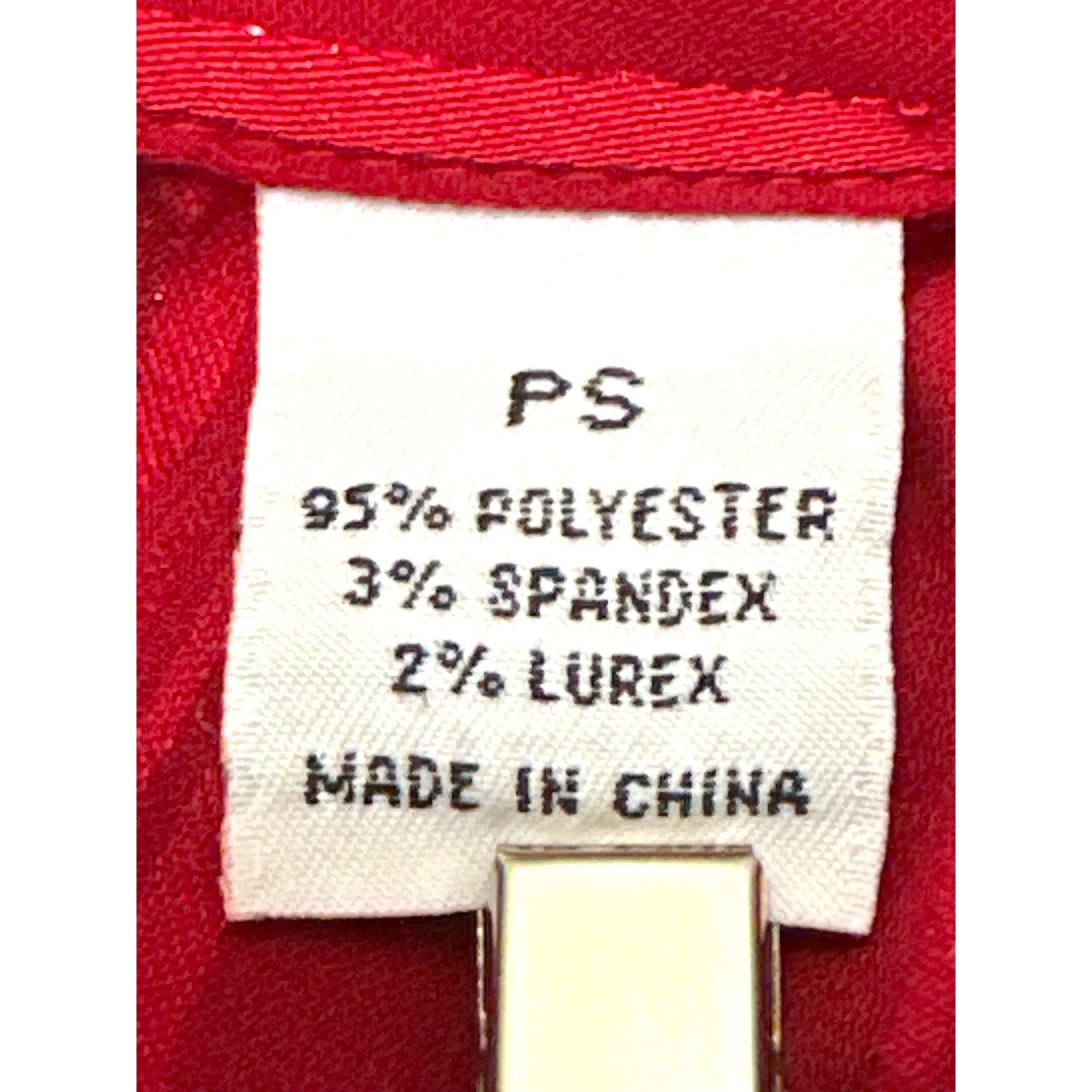 Other 1830 Stretch Vintage Red Blouse Fitted Button Front Size PS Size S / US 4 / IT 40 - 6 Thumbnail