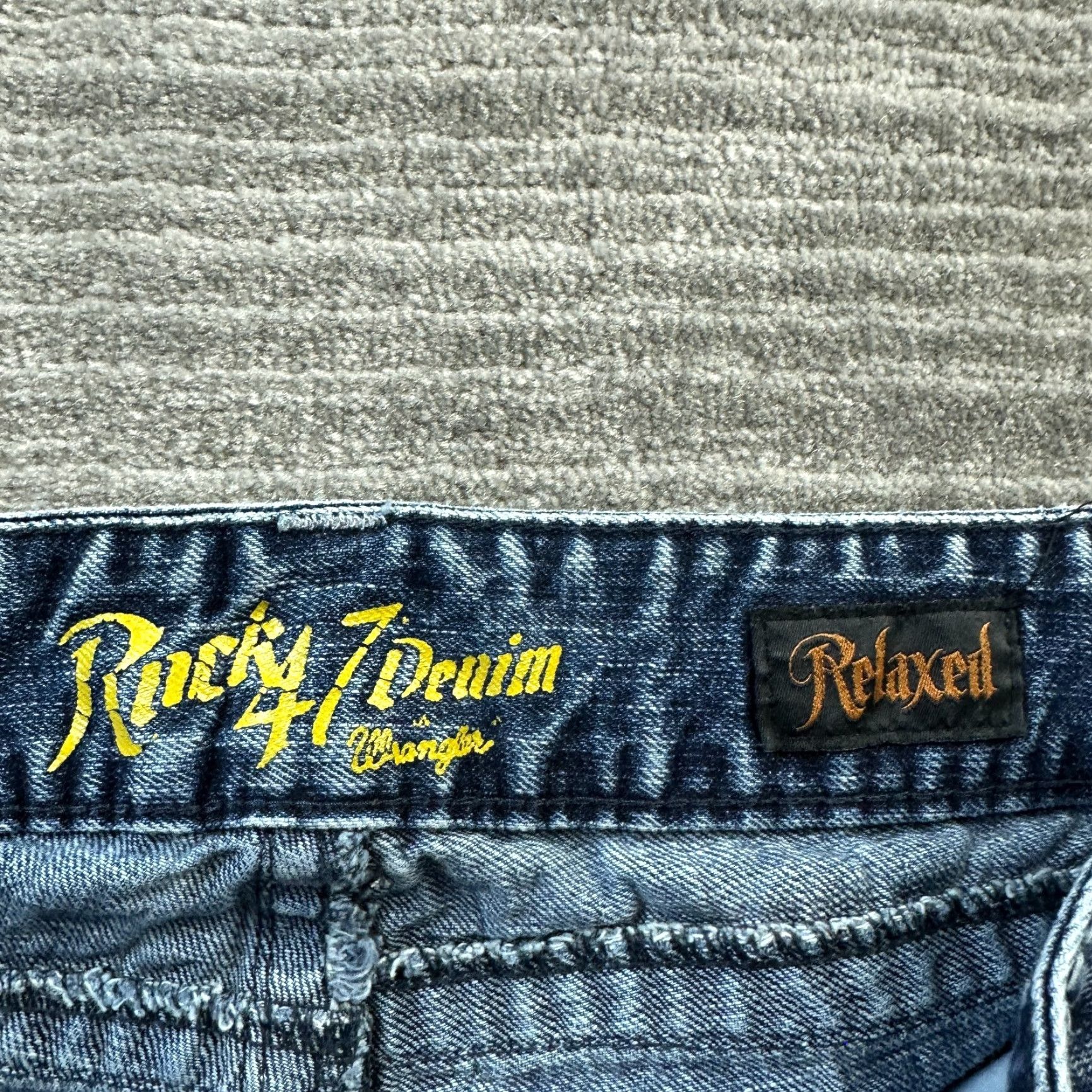 Wrangler Wrangler Jeans Mens 30x32 Blue Denim Bootcut Relaxed 5-Pocket Belt Loops Cowboy 90s Rock 47 Vintage: No Size US 30 / EU 46 - 6 Thumbnail