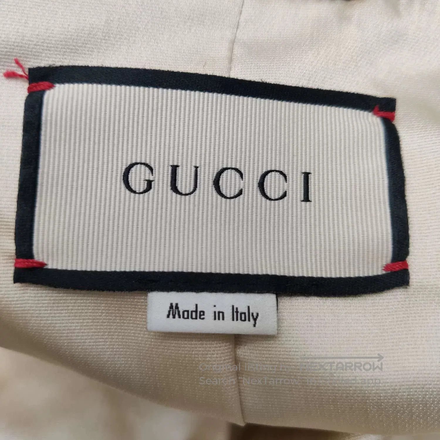 Gucci Gucci Pearl Embellished Lapel Long Sleeve Coat. Size S / US 4 / IT 40 - 3 Thumbnail