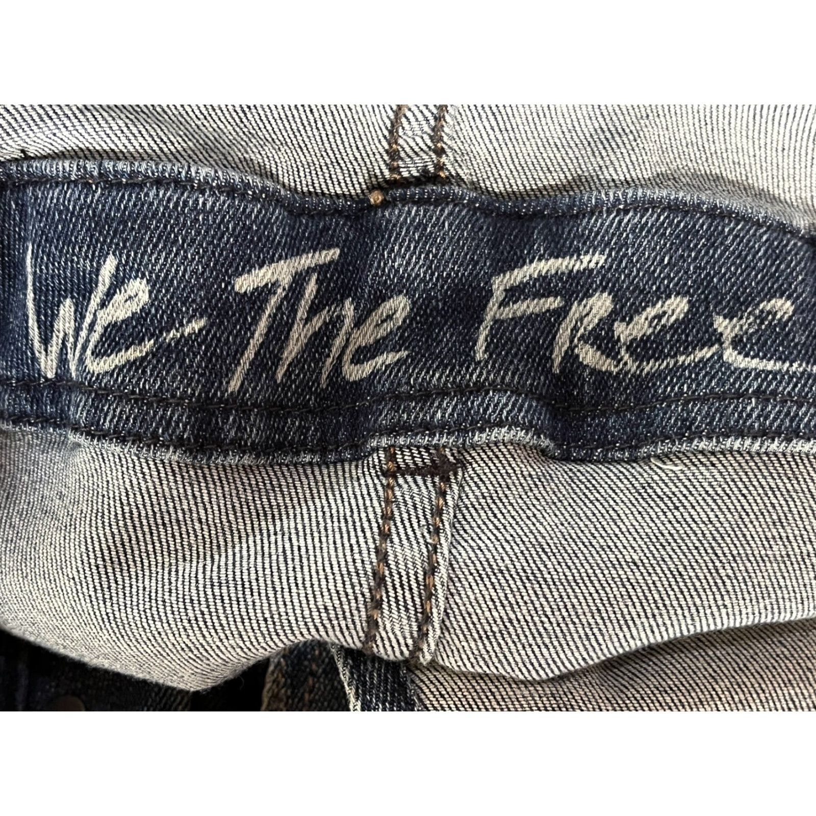 Free People Free People Denim Overalls Womens Blue 26 Adjustable Bib Skinny Jeans Size 26" / US 2 / IT 38 - 6 Thumbnail