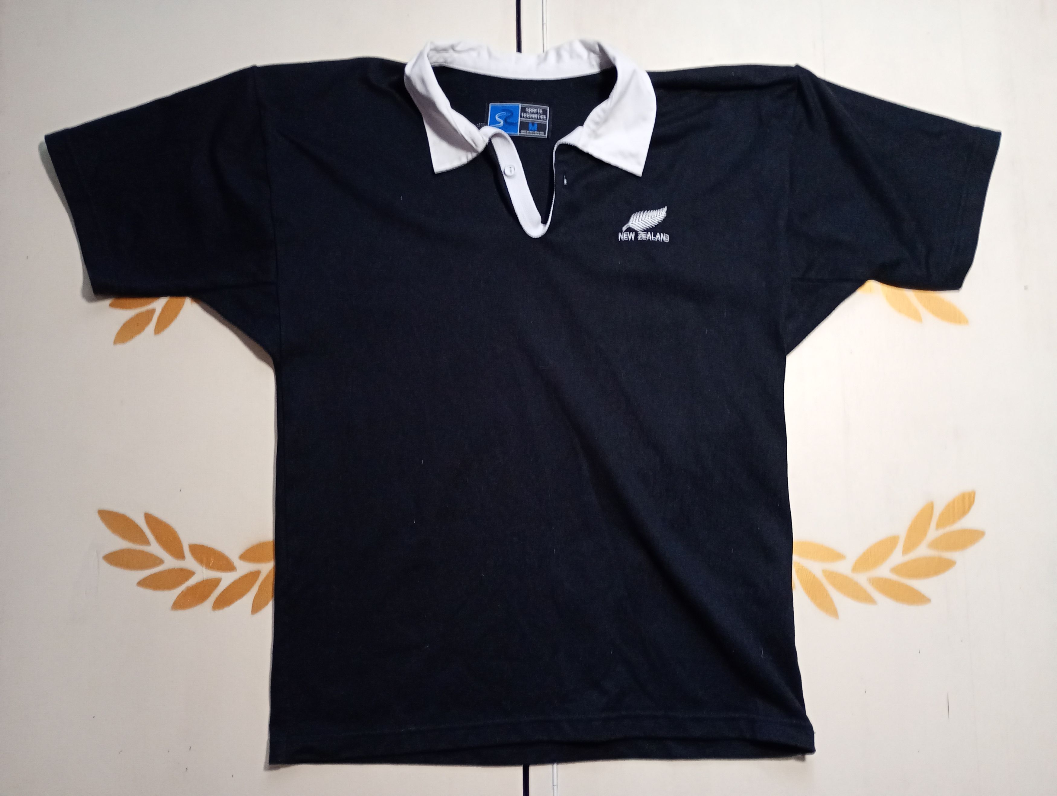 Vintage Sport Resources New Zealand All Blacks Rugby Shirt Vintage Size US M / EU 48-50 / 2 - 2 Thumbnail
