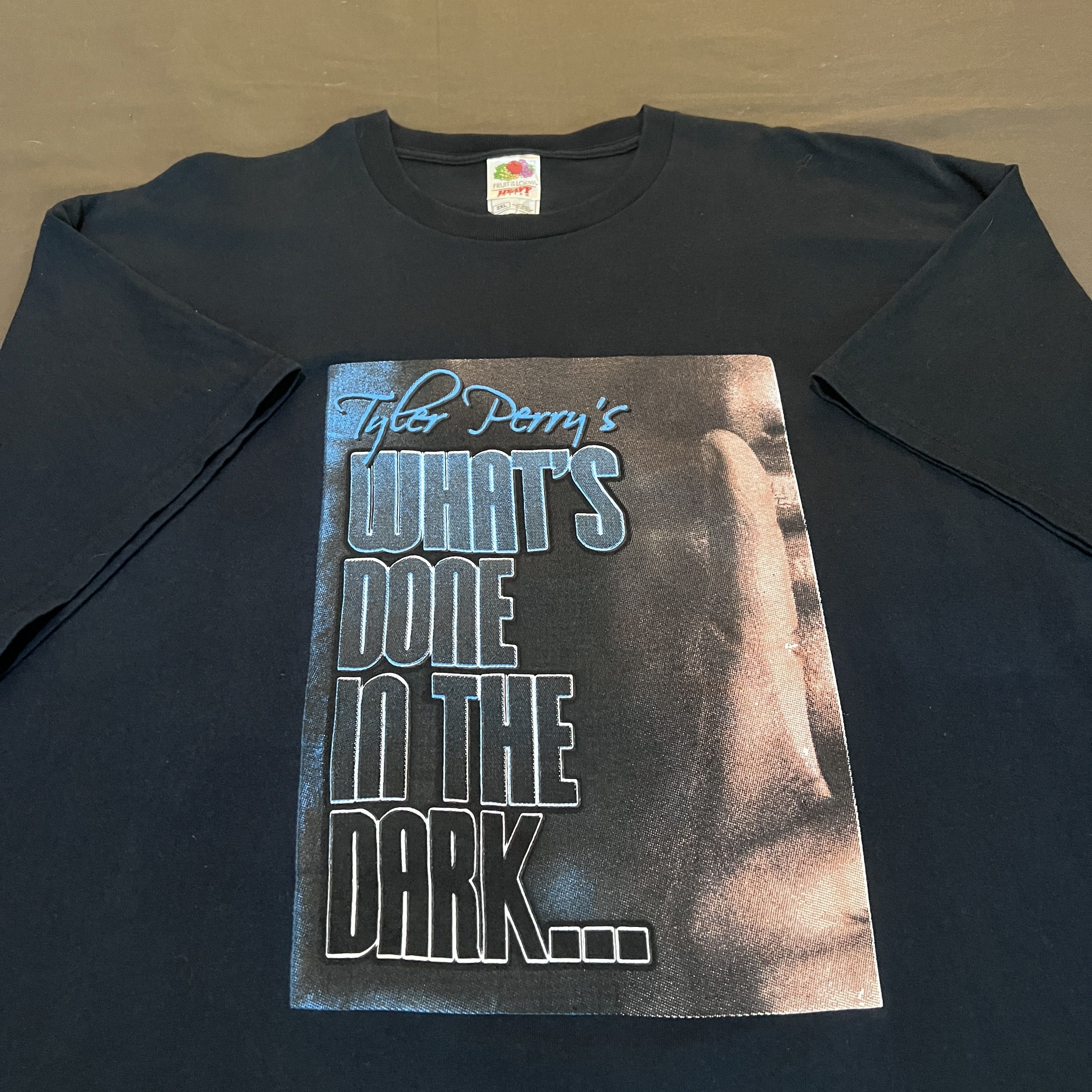 Rap Tees × Vintage Vintage Y2K Tyler Perry What's Done in the Dark Tee 2XL Size US XXL / EU 58 / 5 - 1 Thumbnail