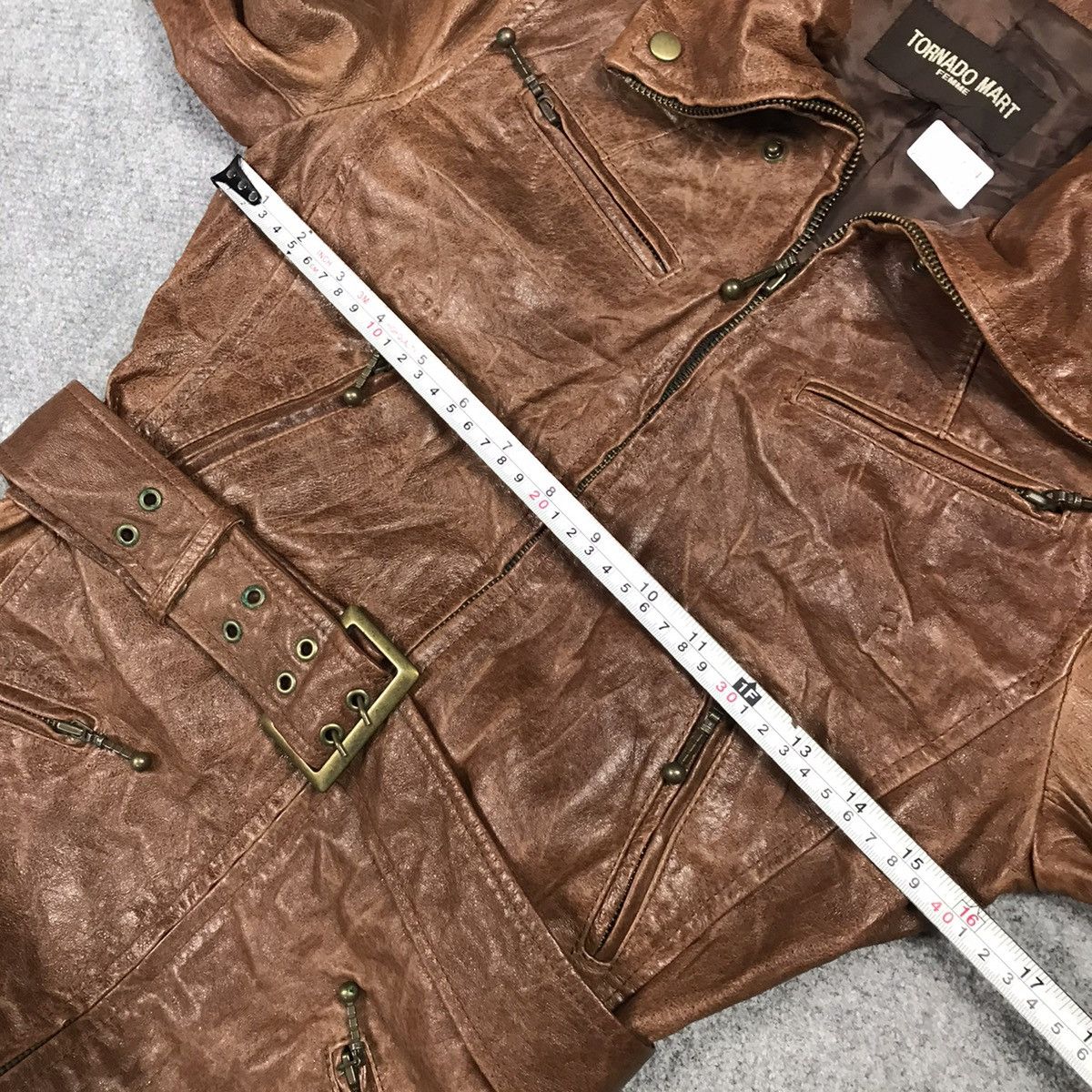 14th Addiction × If Six Was Nine × Tornado Mart TORNADO MART LEATHER LONG JACKET WOMAN IFSIXWASNINE STYLE Size XS / US 0-2 / IT 36-38 - 12 Thumbnail
