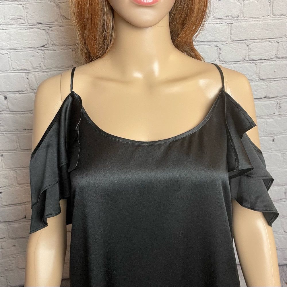 CAMI NYC NWT New $168 Cami NYC The Samantha Cold Shoulder Silk Top B Size S / US 4 / IT 40 - 4 Thumbnail