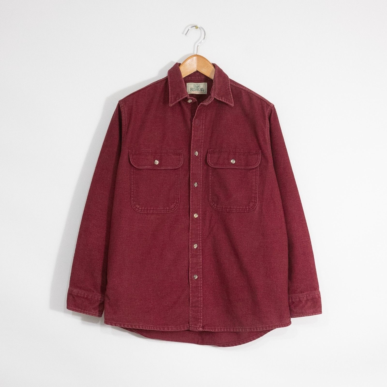 Redhead Vintage 90s Red Head Chamois Button Up Shirt Mens XL Outdoor Size US XL / EU 56 / 4 - 1 Thumbnail