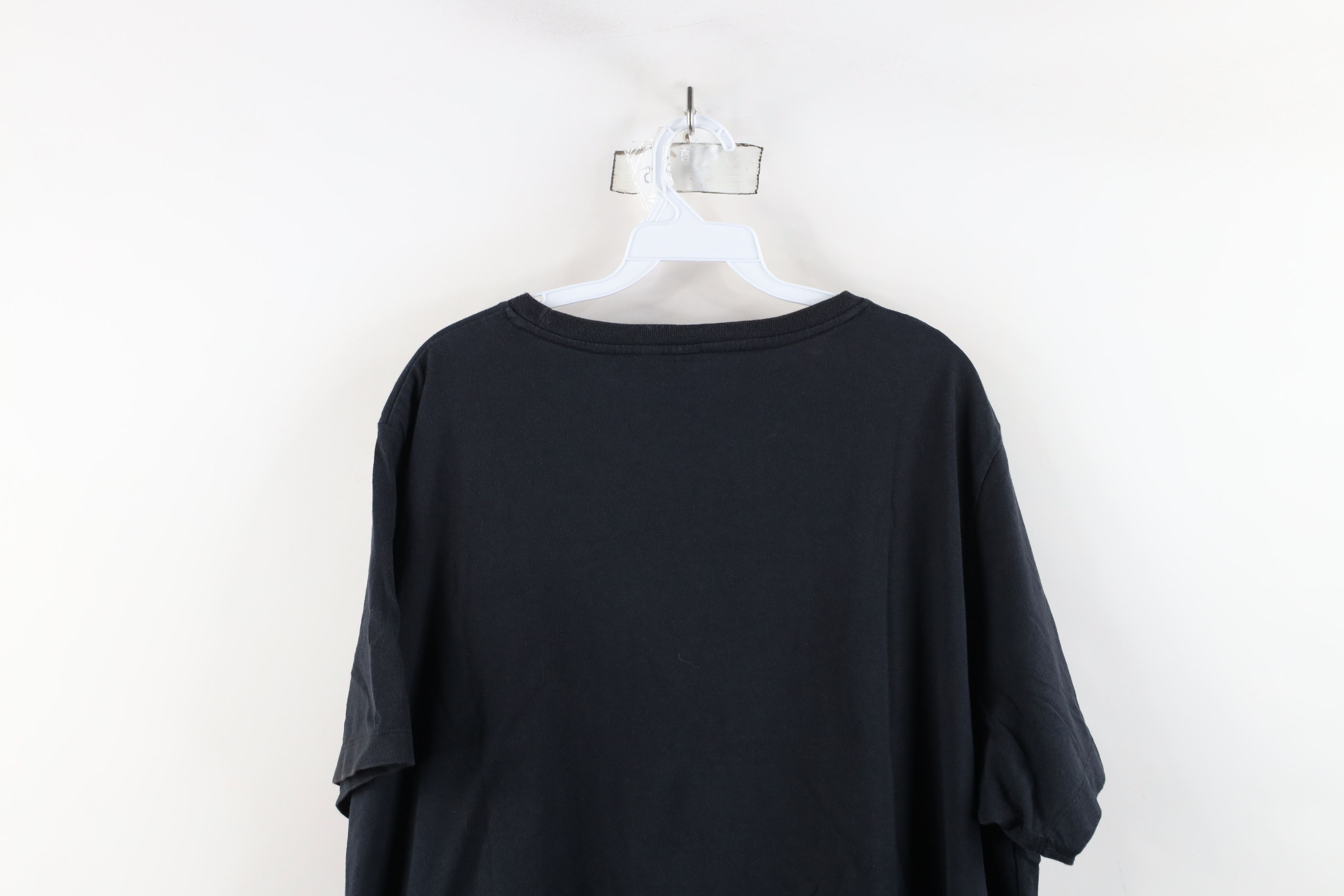 Lands' End × Vintage Vintage 90s Lands End Blank Cotton Short Sleeve T-Shirt Blue Size 3XL / US 20-22 - 12 Thumbnail
