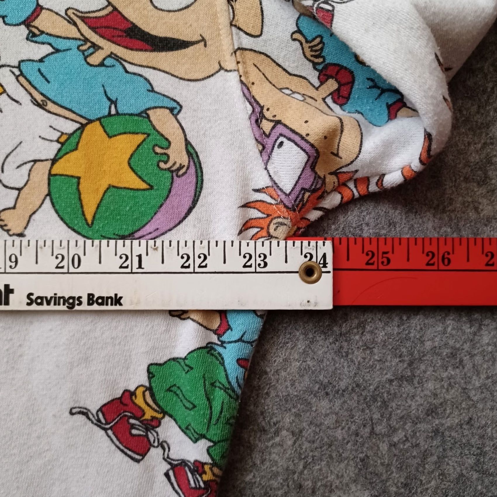 Nickelodeon Nickelodeon Rugrats Hoodie Mens M Ivory All Over Print Chuckie Finster Pockets Size US M / EU 48-50 / 2 - 5 Thumbnail