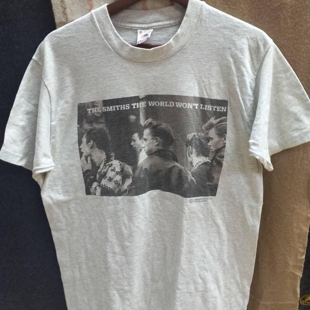 VINTAGE THE SMITHS THE WORLD WONT LISTEN T-SHIRT