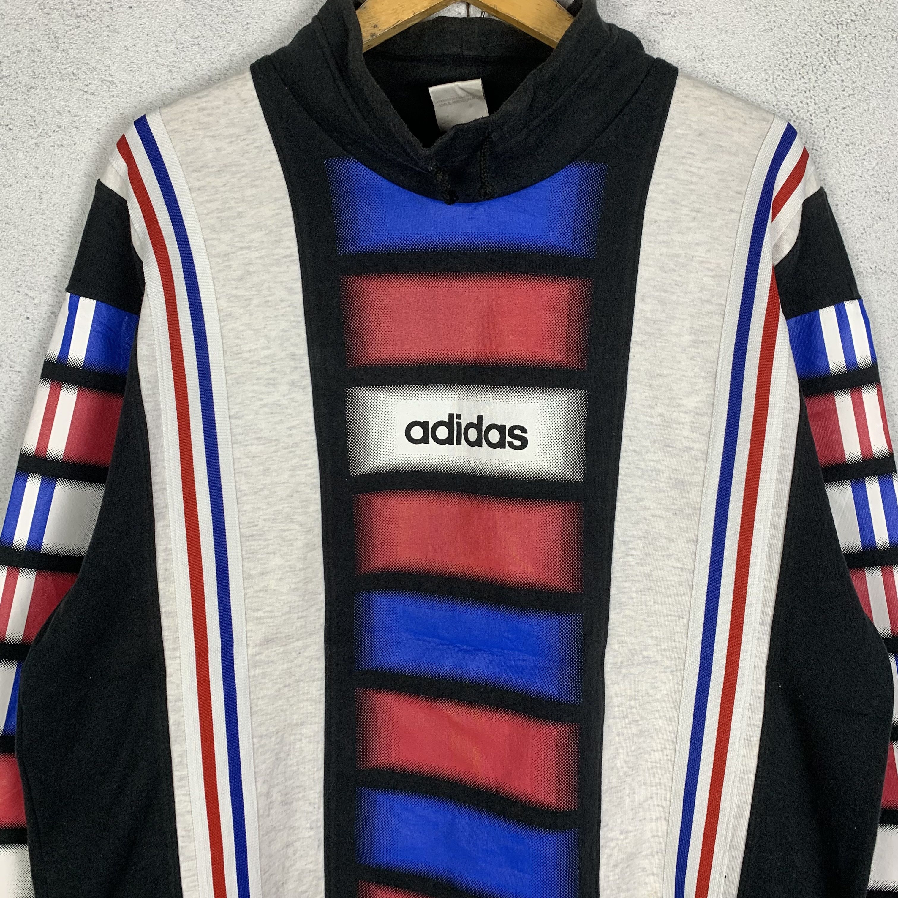 Adidas Vintage 90s Adidas Sweatshirt Size US L / EU 52-54 / 3 - 3 Thumbnail