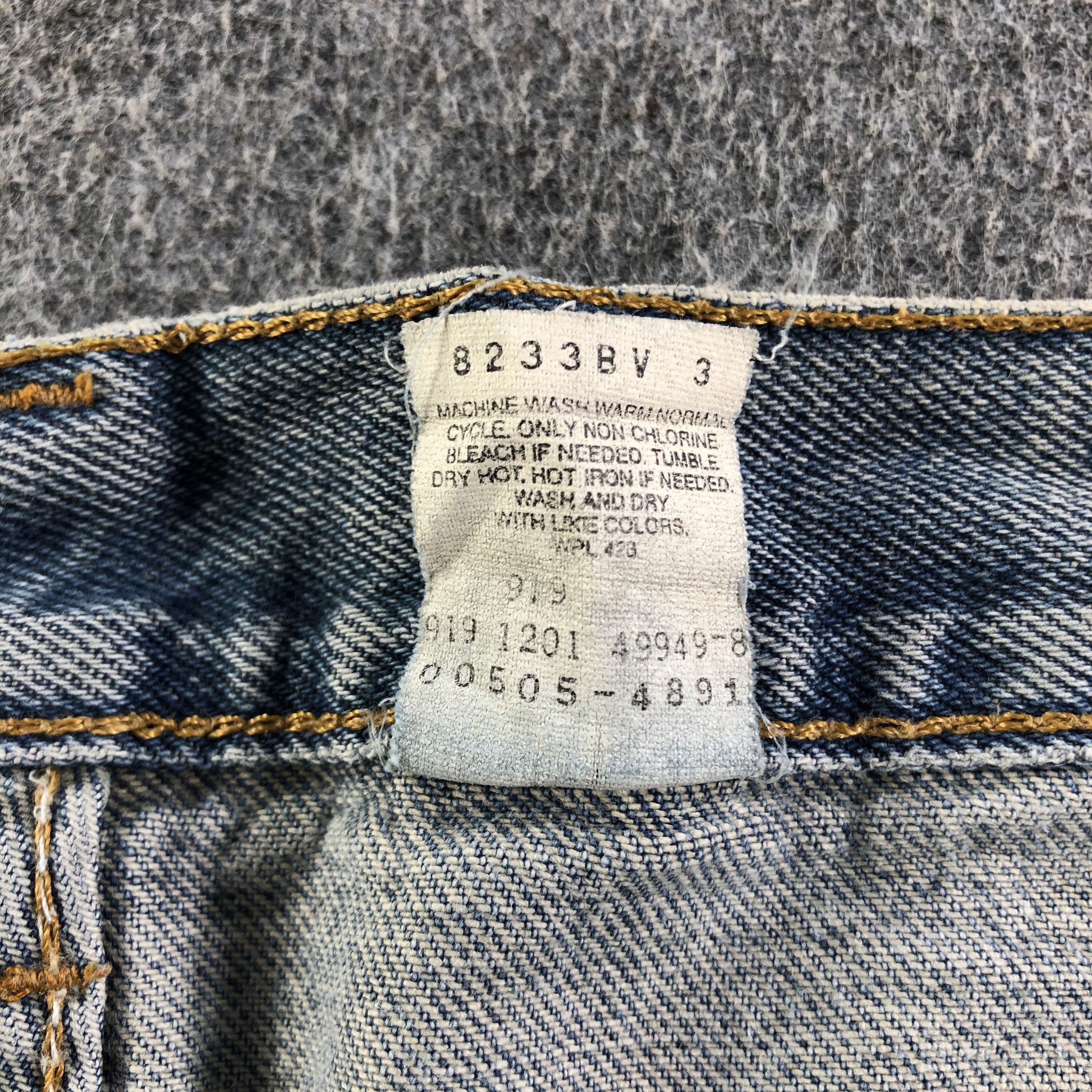 Levi's Vintage 90s Levis 505 Jeans-J3359 Size US 34 / EU 50 - 14 Thumbnail