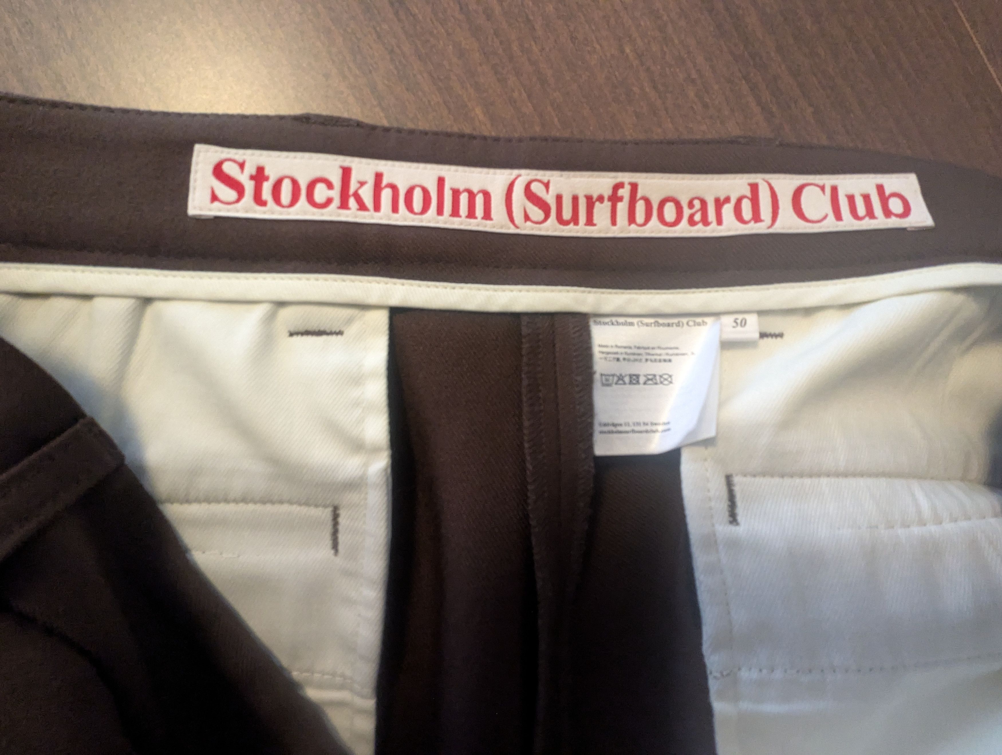 Stockholm Surfboard Club Tailored Bootcut Trousers Size US 34 / EU 50 - 5 Thumbnail