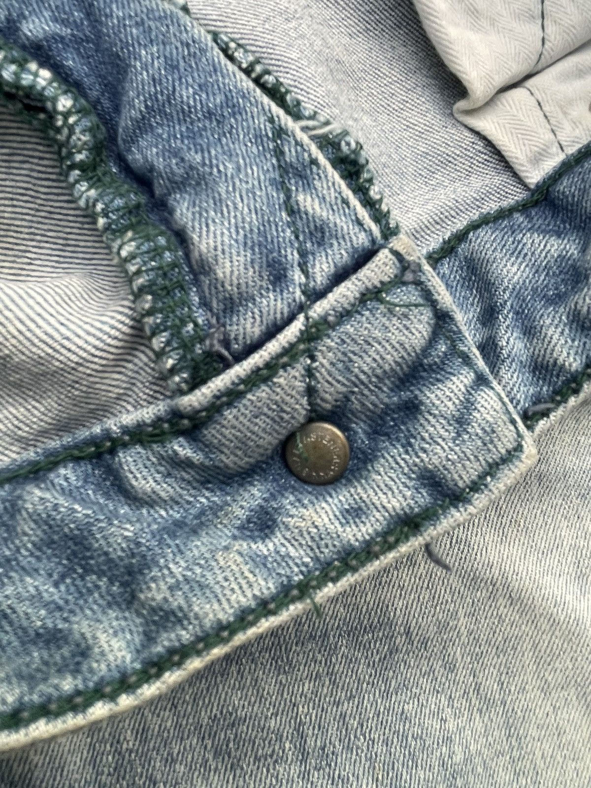 Japanese Brand Goutcommun Slim Fit Denim Size 29" - 14 Thumbnail