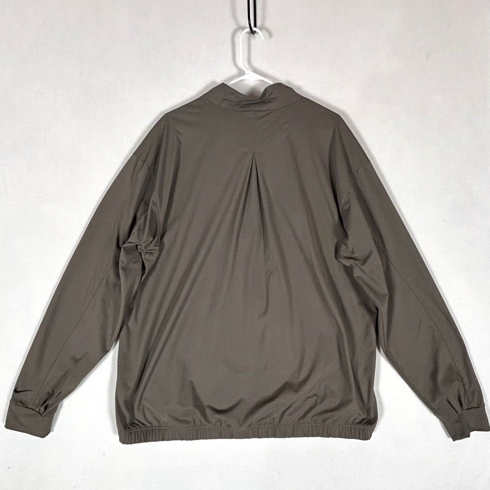 Nike Nike Golf Dri-FIT Windbreaker Pullover Jacket Mens XL Athletic Brown Tan 1/4 Zip Size US XL / EU 56 / 4 - 7 Thumbnail
