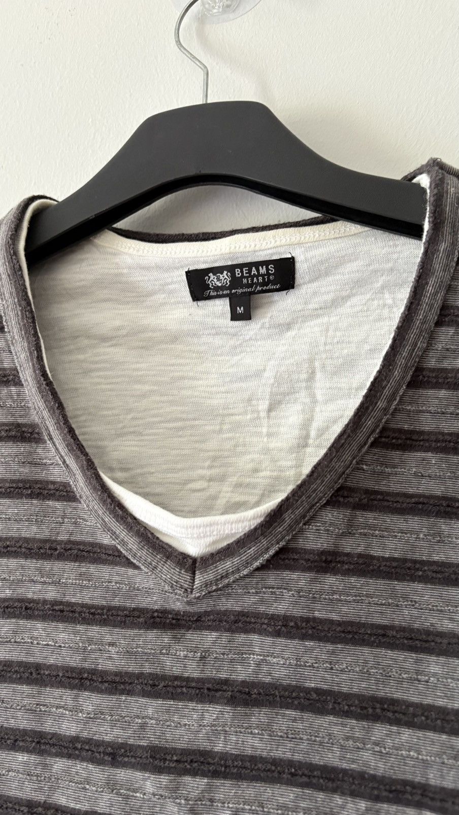 Beams Plus Beams heart shirt japan striped Size US M / EU 48-50 / 2 - 3 Thumbnail