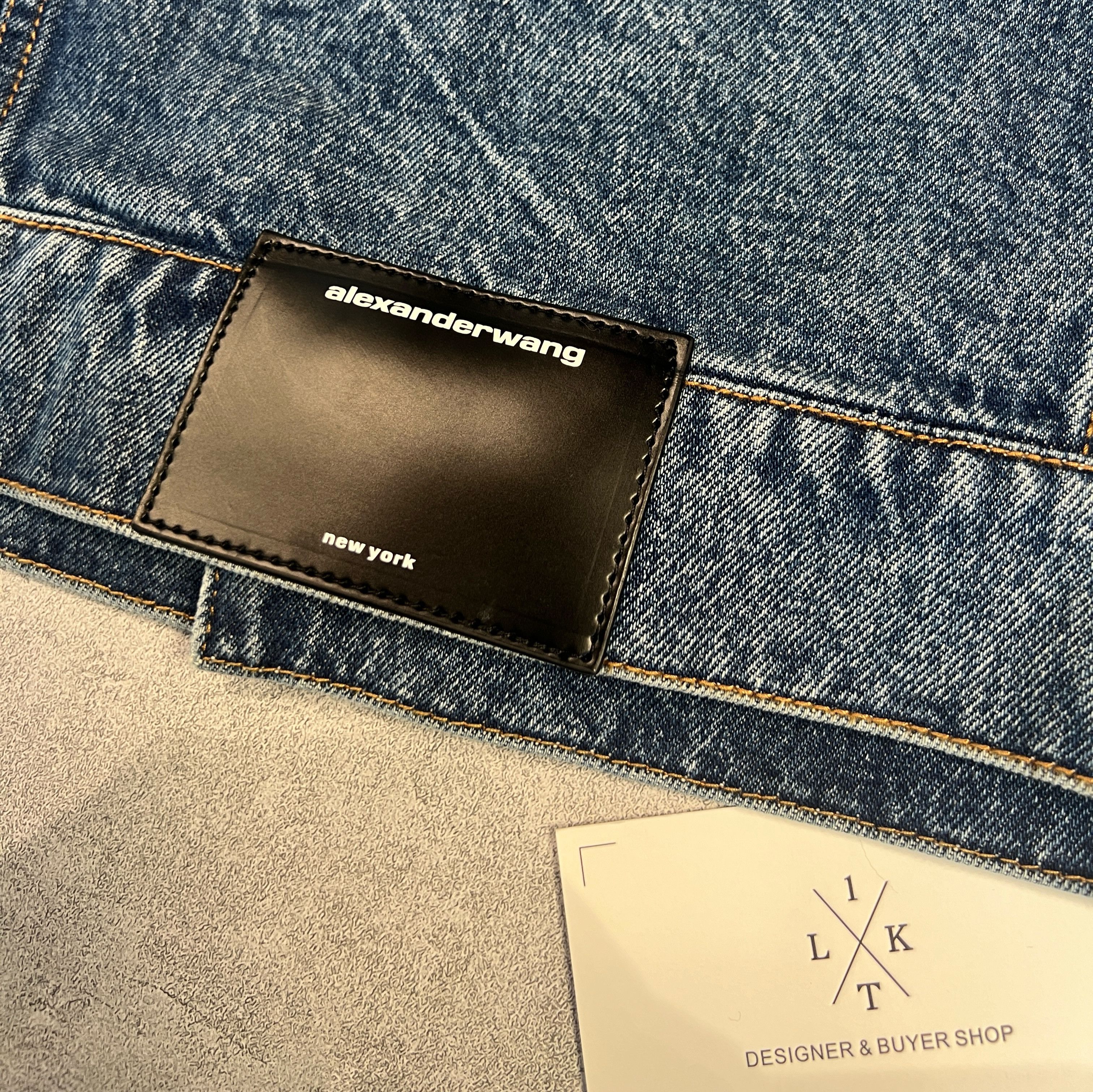Alexander Wang Alexander Wang denim jacket （Cuff logo） Size US S / EU 44-46 / 1 - 8 Thumbnail
