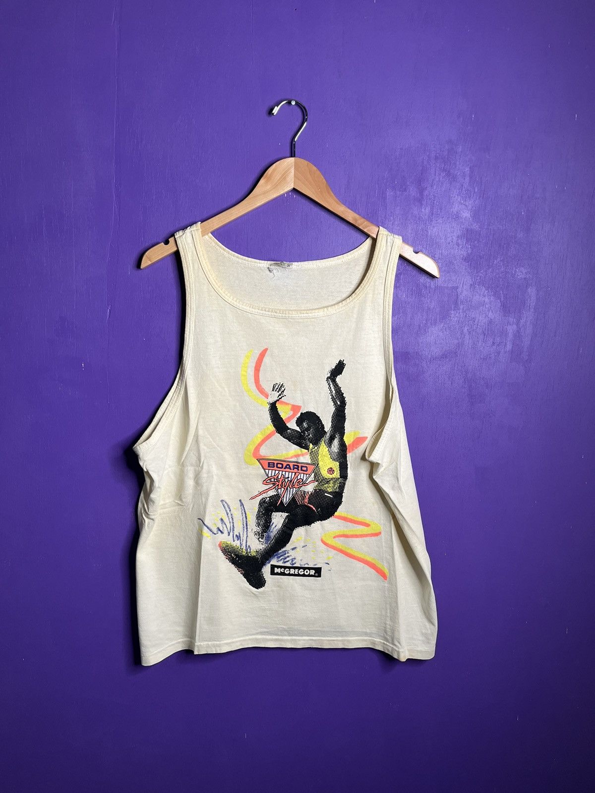 McGregor × Vintage Vintage 80s McGregor board style tank top Size US L / EU 52-54 / 3 - 1 Thumbnail