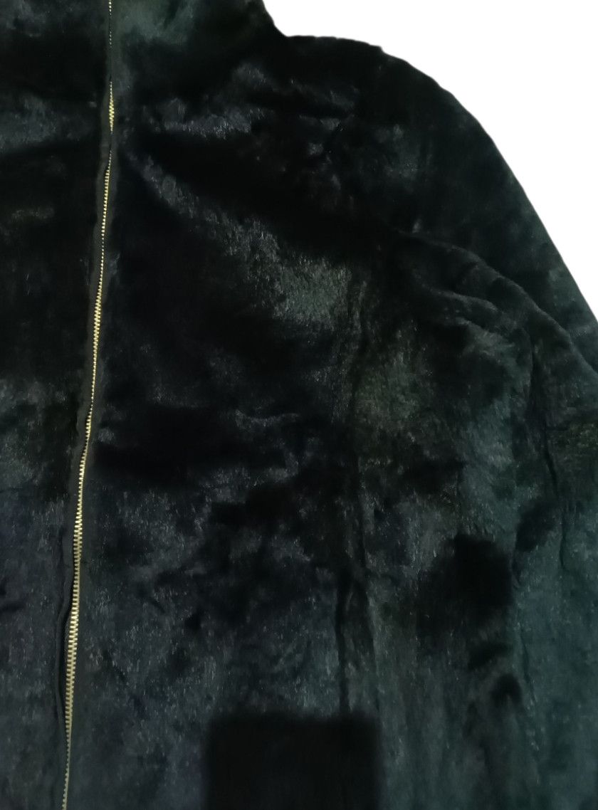 If Six Was Nine DAS.IST Hairy black skin Leather Jacket Size M / US 6-8 / IT 42-44 - 5 Thumbnail