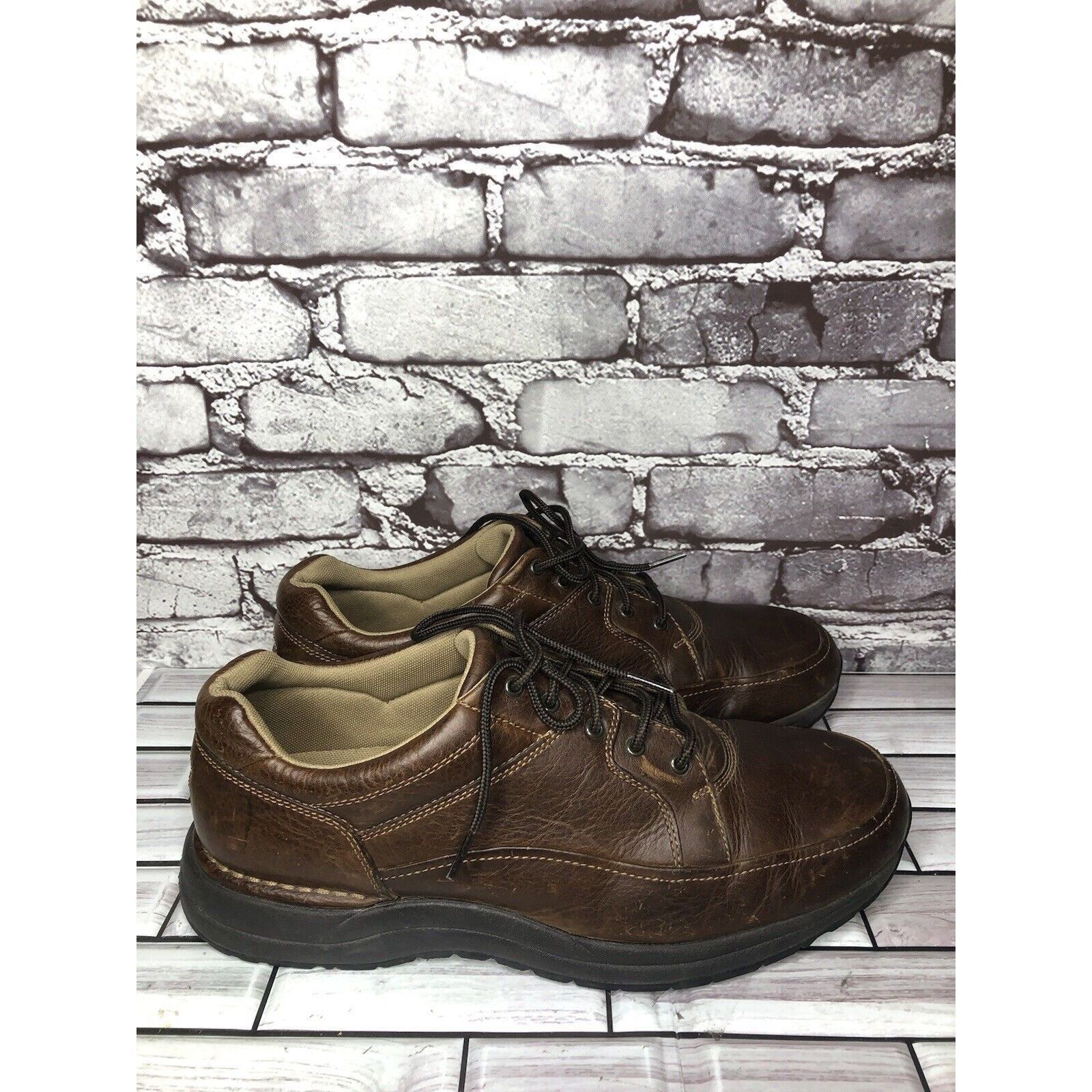 Rockport Rockport APM33603 Prowalker Brown Leather Walking Casual Sho Size US 11.5 / EU 44-45 - 1 Thumbnail