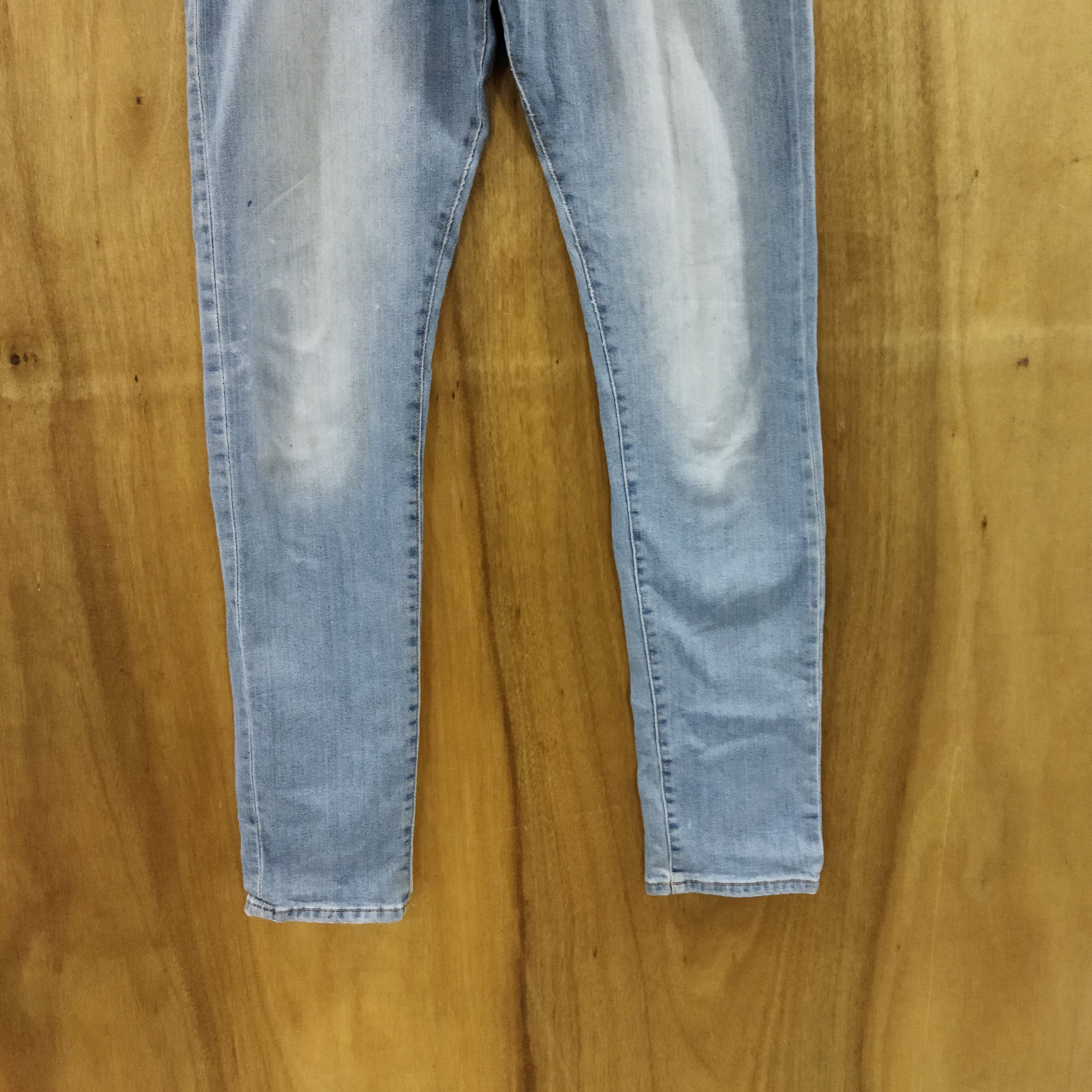 Japanese Brand SKINNY DENIM LIGHY BLUE JEANS PANTS Size US 32 / EU 48 - 3 Thumbnail