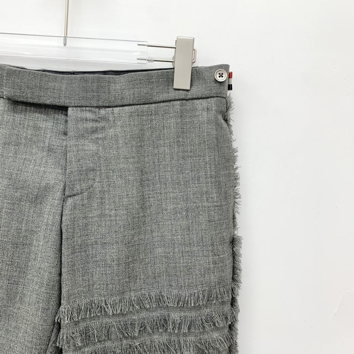 Thom Browne Thom Browne Grey Classic Four-bar Wool Casual Pants K26WX Size 25" / US 0 / IT 36 - 3 Thumbnail