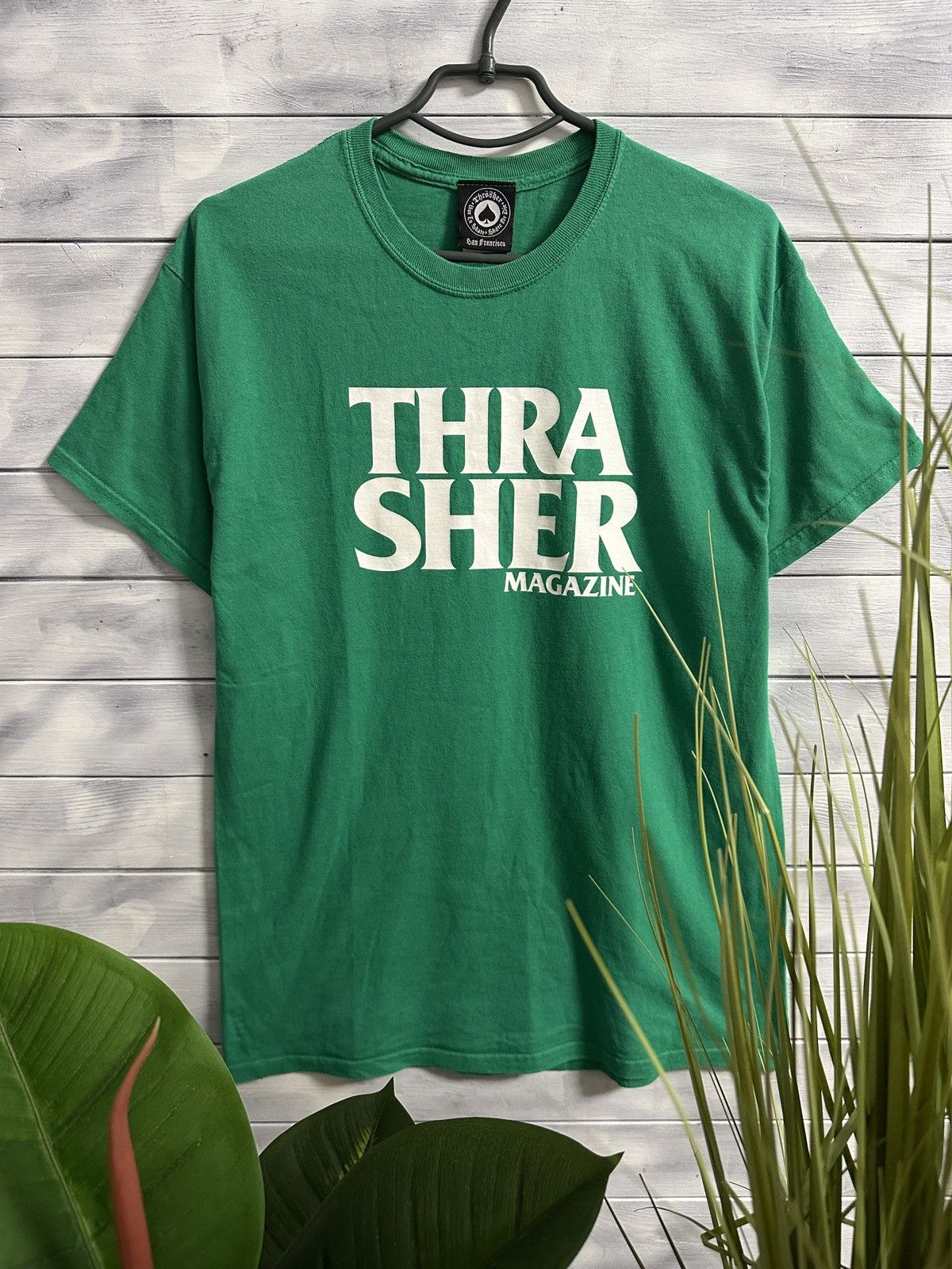 Skategang Streetwear Thrasher Rare T Shirt Thrasher Magazine Skateboarding Big Logo. Grailed