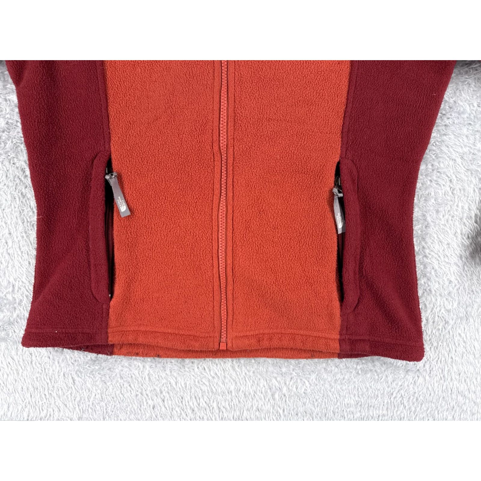 The North Face The North Face Jacket Women's Red The North Face Red Jacket L Polyester Fleece Full Zip Hooded Casual Winter Fall Spring 90s Outdoor Mens Womens Size L / US 10 / IT 46 - 5 Thumbnail