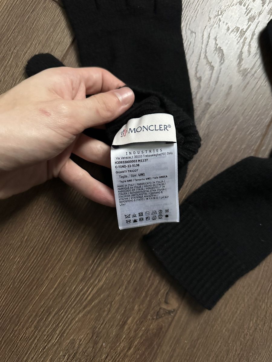 Moncler Moncler Cashmere Gloves Size ONE SIZE - 4 Thumbnail
