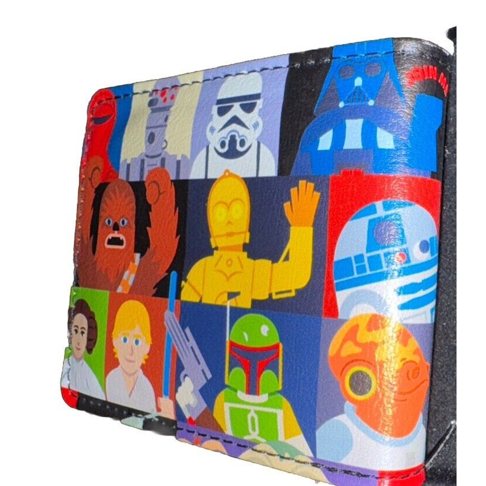 The Unbranded Brand Star Wars Buckle-Down Men's Wallet Chewbacca, Leia, C-3PO Size ONE SIZE - 6 Thumbnail