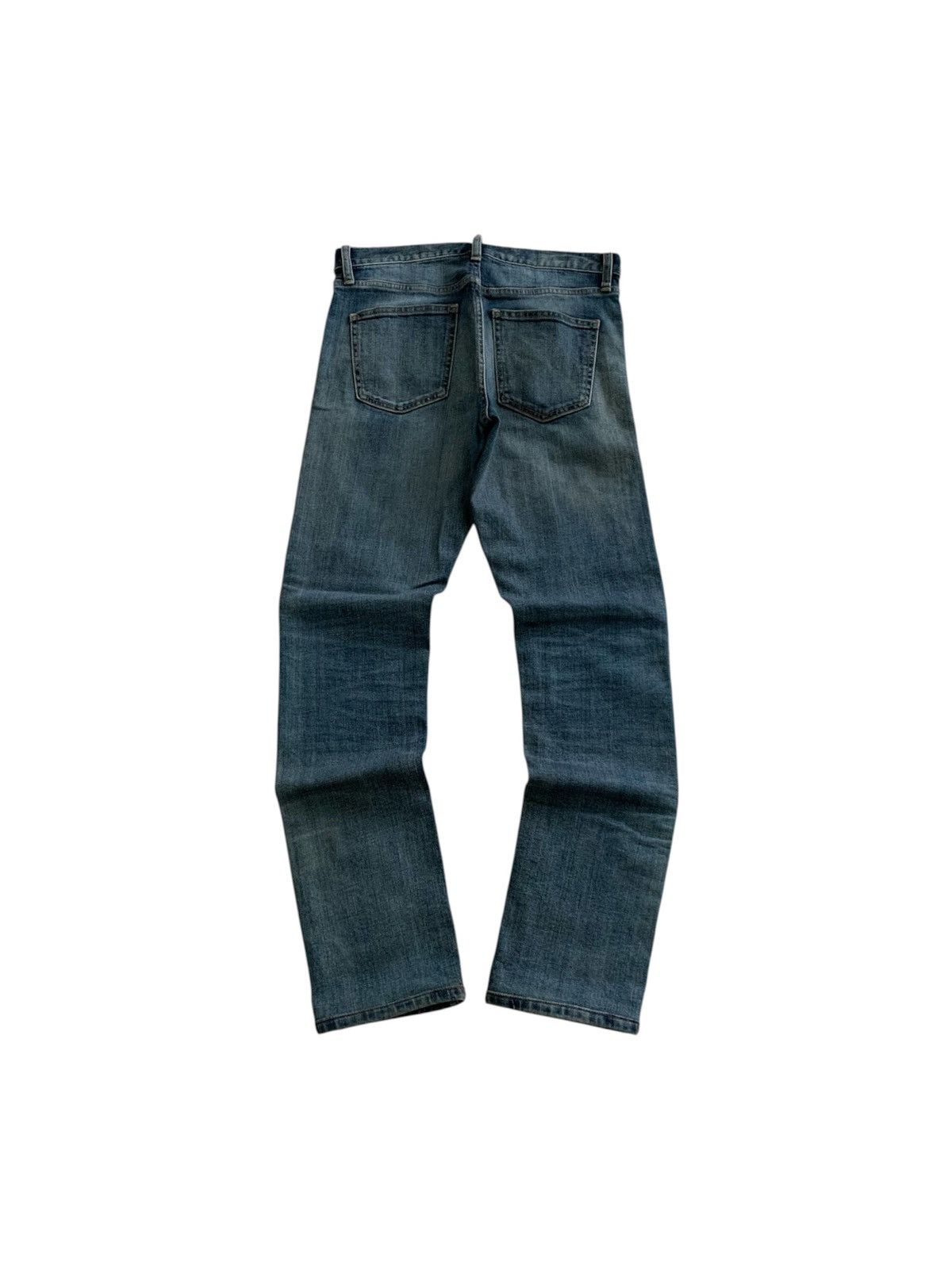 Undercover × Uniqlo Uniqlo Denim Slim Straight Redline Blue Jeans Size US 30 / EU 46 - 9 Thumbnail