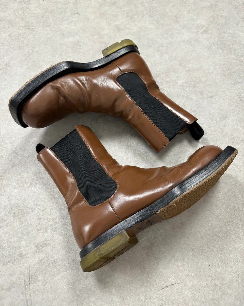 Bottega Veneta Bottega Veneta Brown Leather Boots Size US 11 / EU 44 - 3 Thumbnail